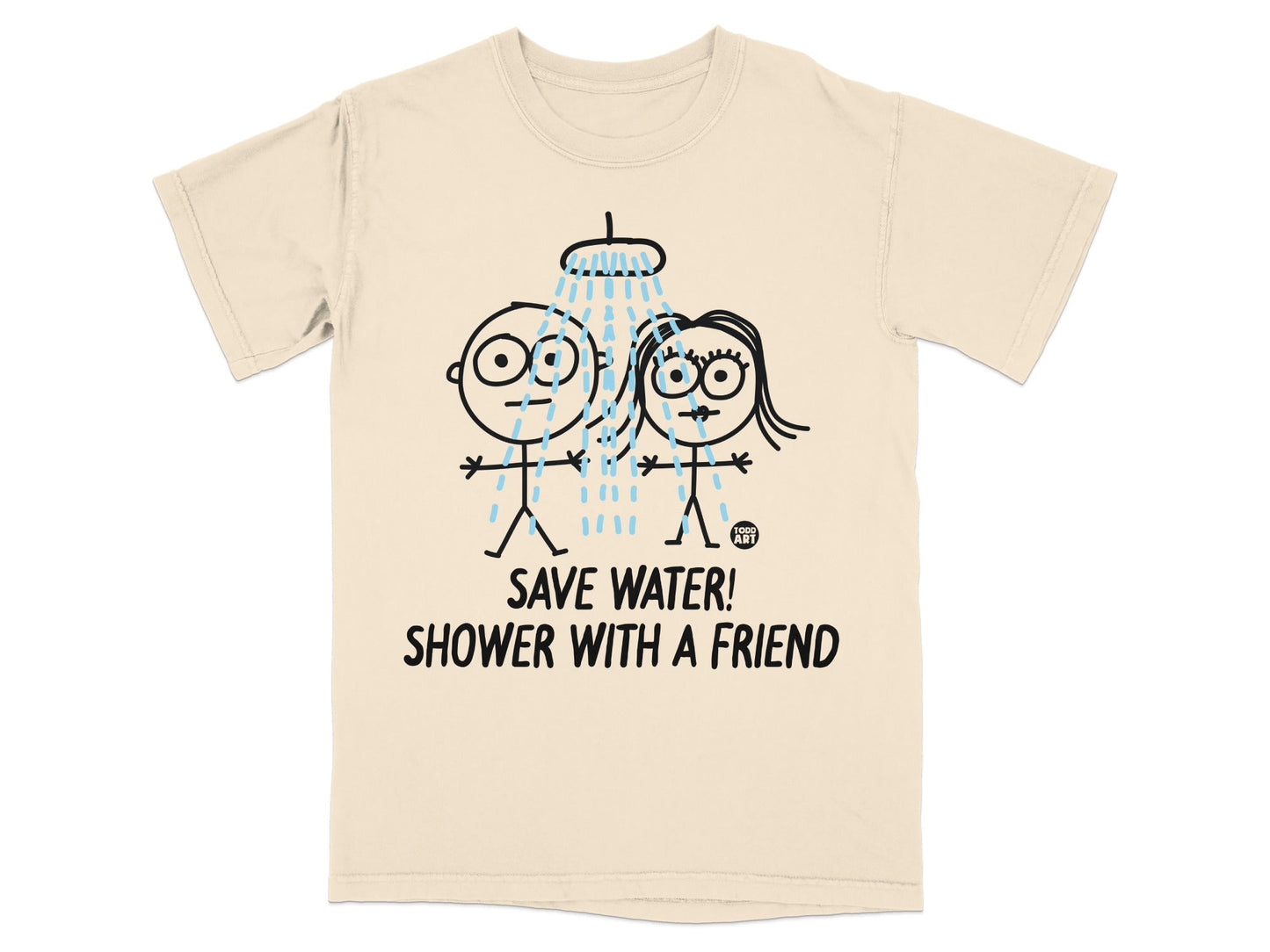 Save Water Shower With A Friend Cartoon T-shirt