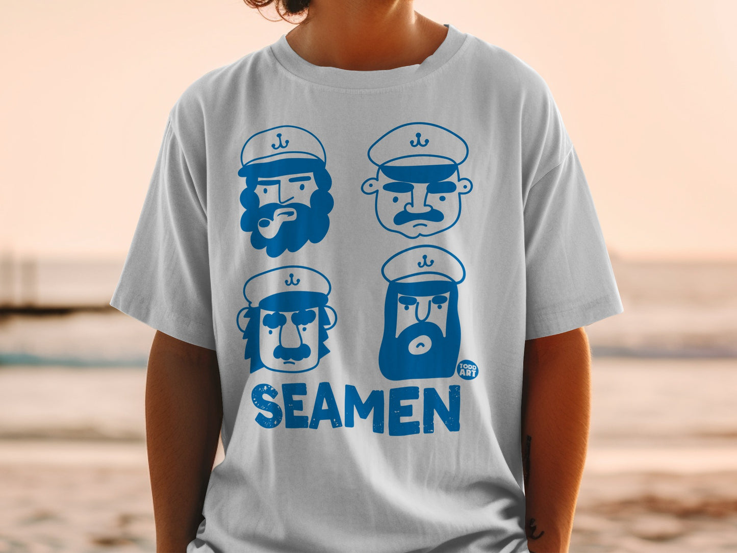 SEAMEN TODD ART Sailor Captain Heads Artwork product type
