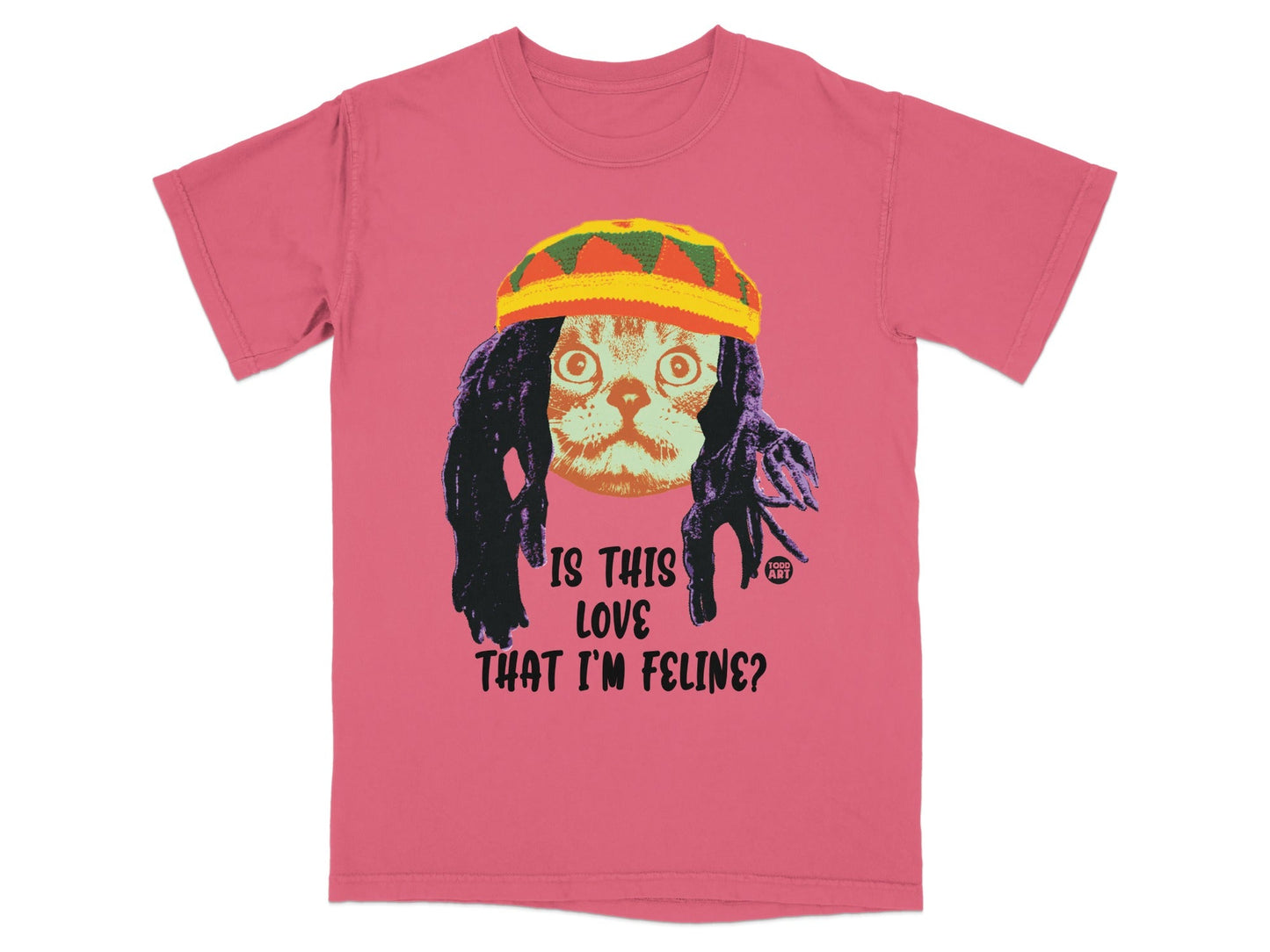 Is This Love That I'm Feline Cat Graphic T-Shirt