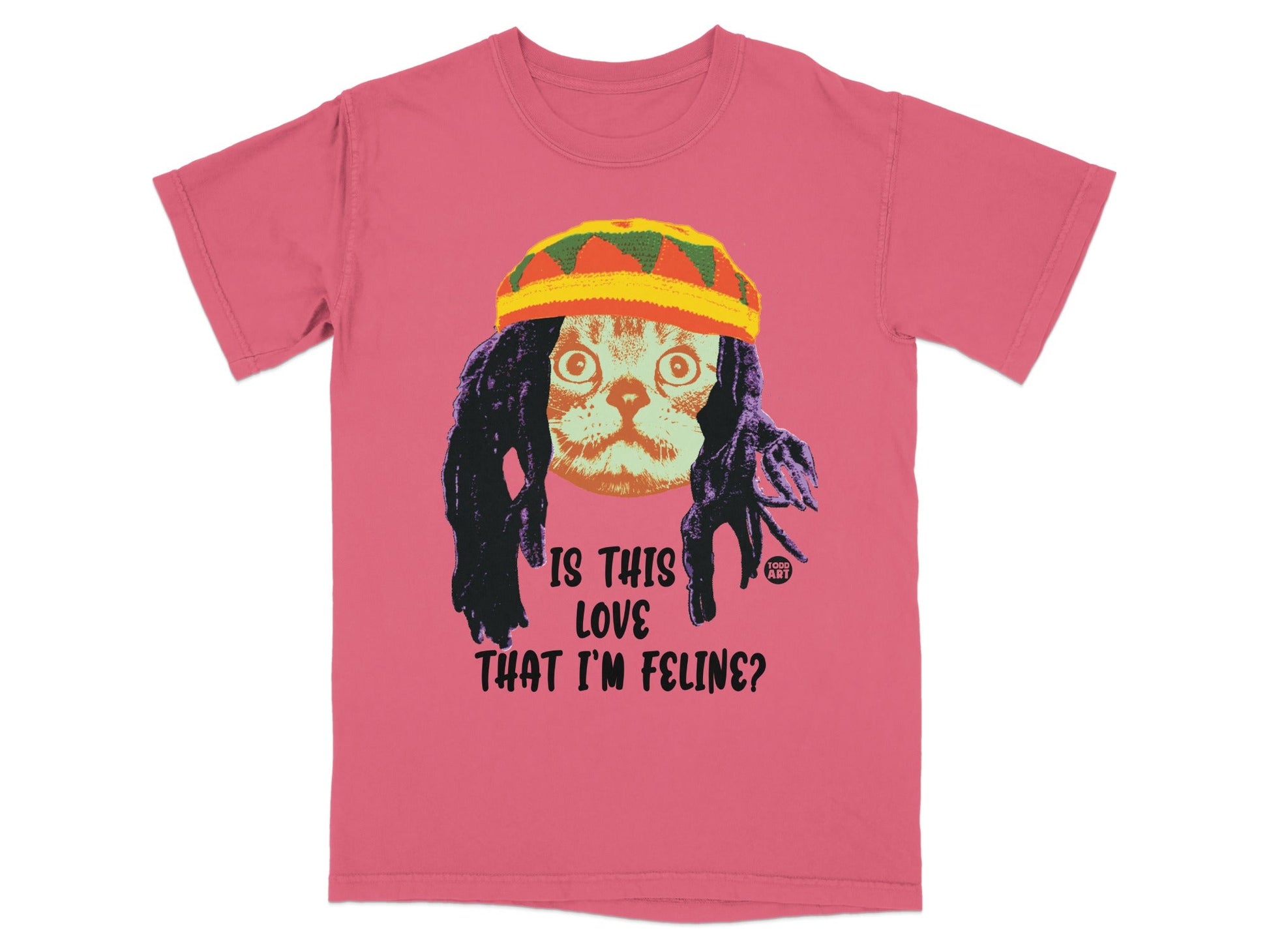 Is This Love That I'm Feline Cat Graphic T-Shirt
