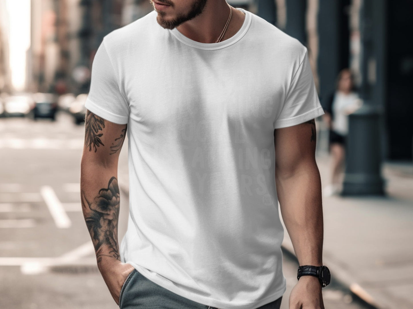 Stylish Casual White T-Shirt for Everyday Urban Wear