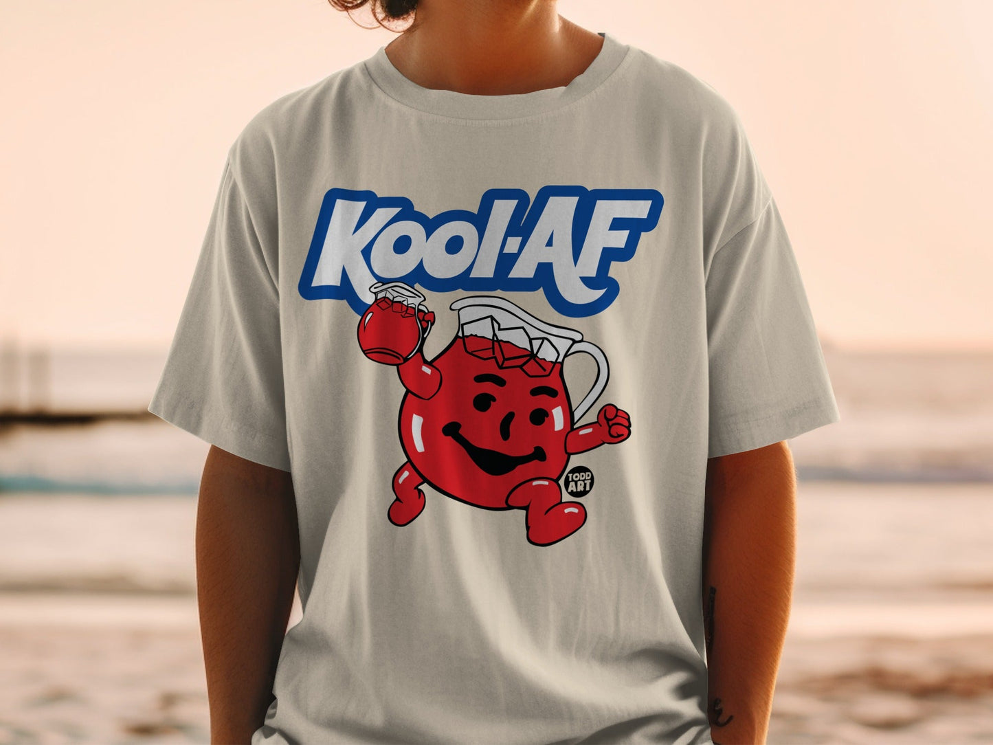 Kool-AF t-shirt featuring the Kool-Aid Man character holding a pitcher.