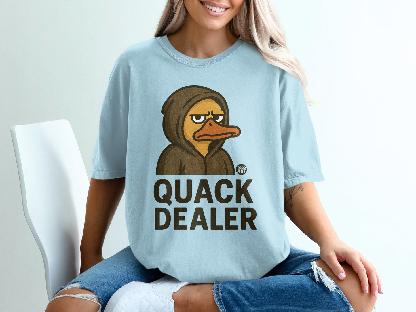 Funny Quack Dealer Graphic Duck Hoodie T-Shirt