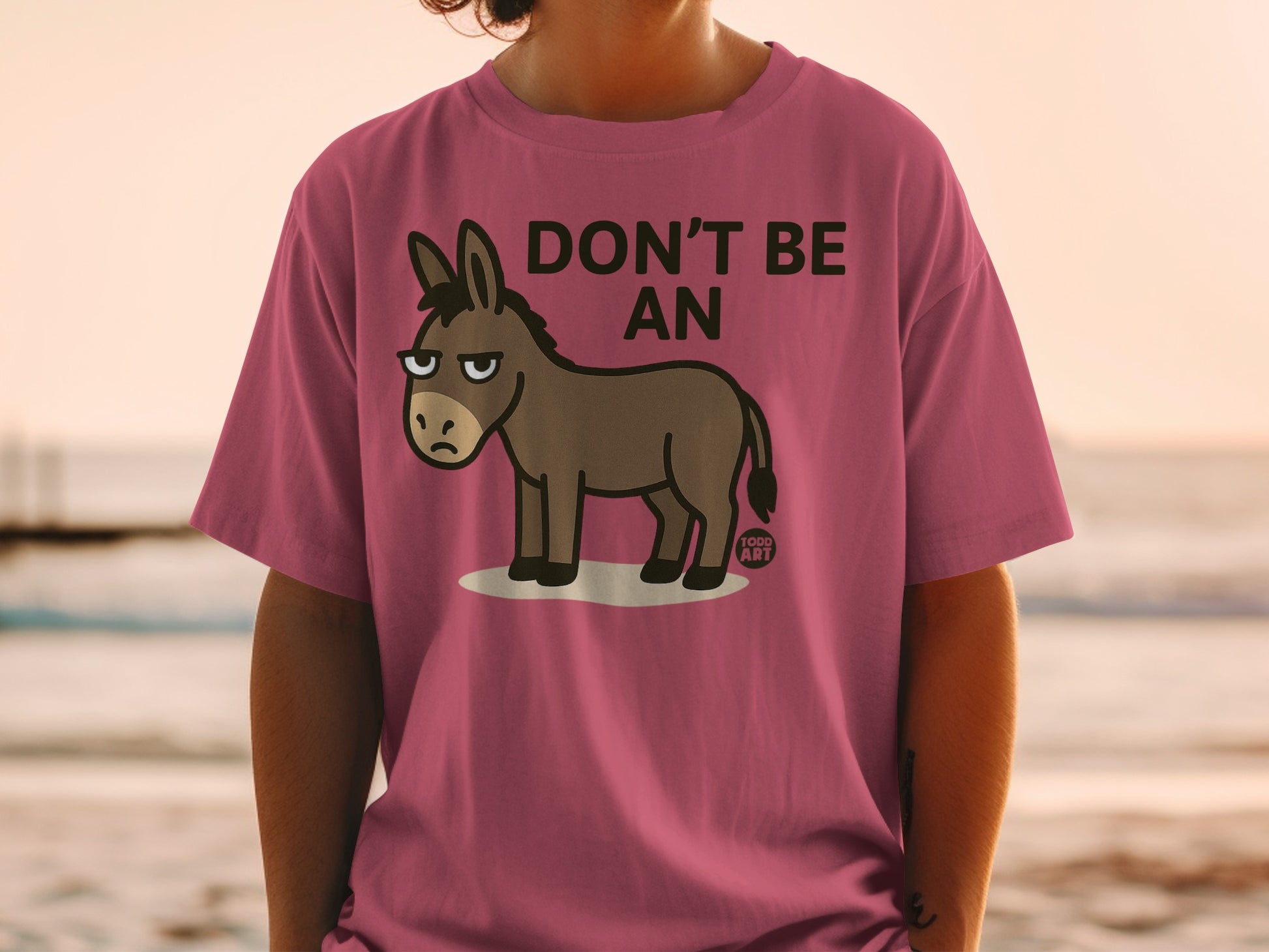 Don't Be An Angry Donkey Graphic T-shirt Product