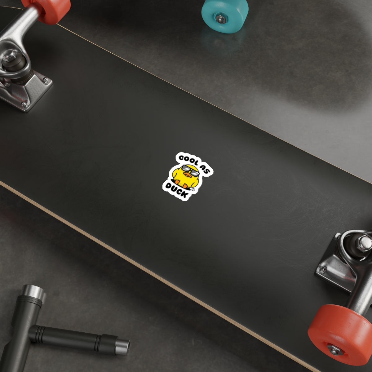 Cool As Duck Sticker Skateboard Product