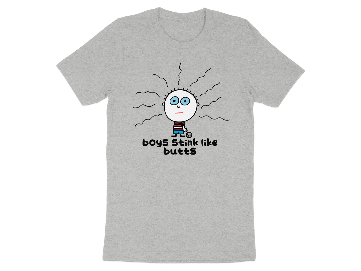 Boys Stink Like Butts Graphic Tee Product
