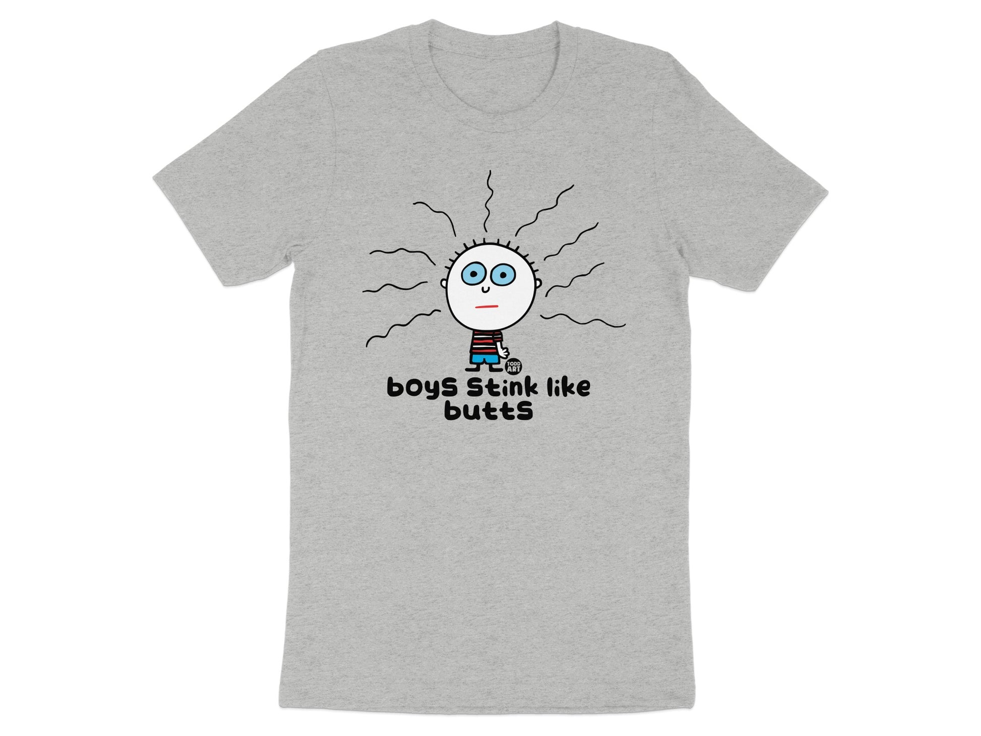 Boys Stink Like Butts Graphic Tee Product
