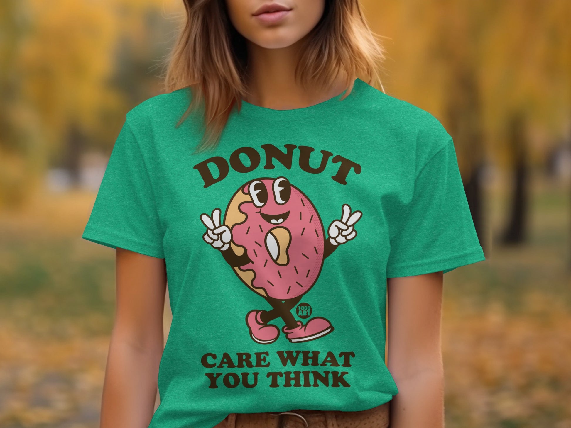 Donut Care What You Think Graphic T-Shirt