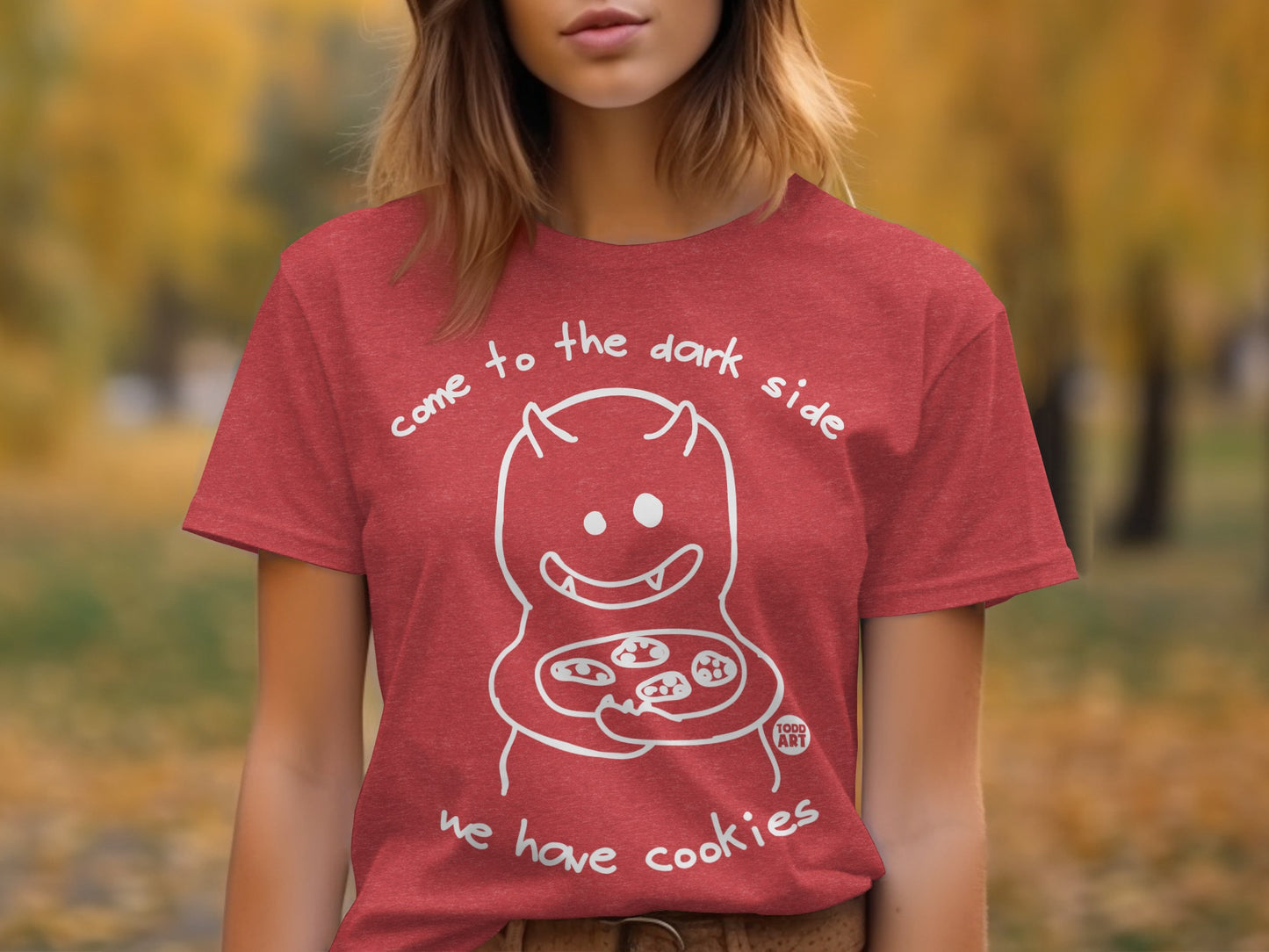Come to the dark side we have cookies T-shirt