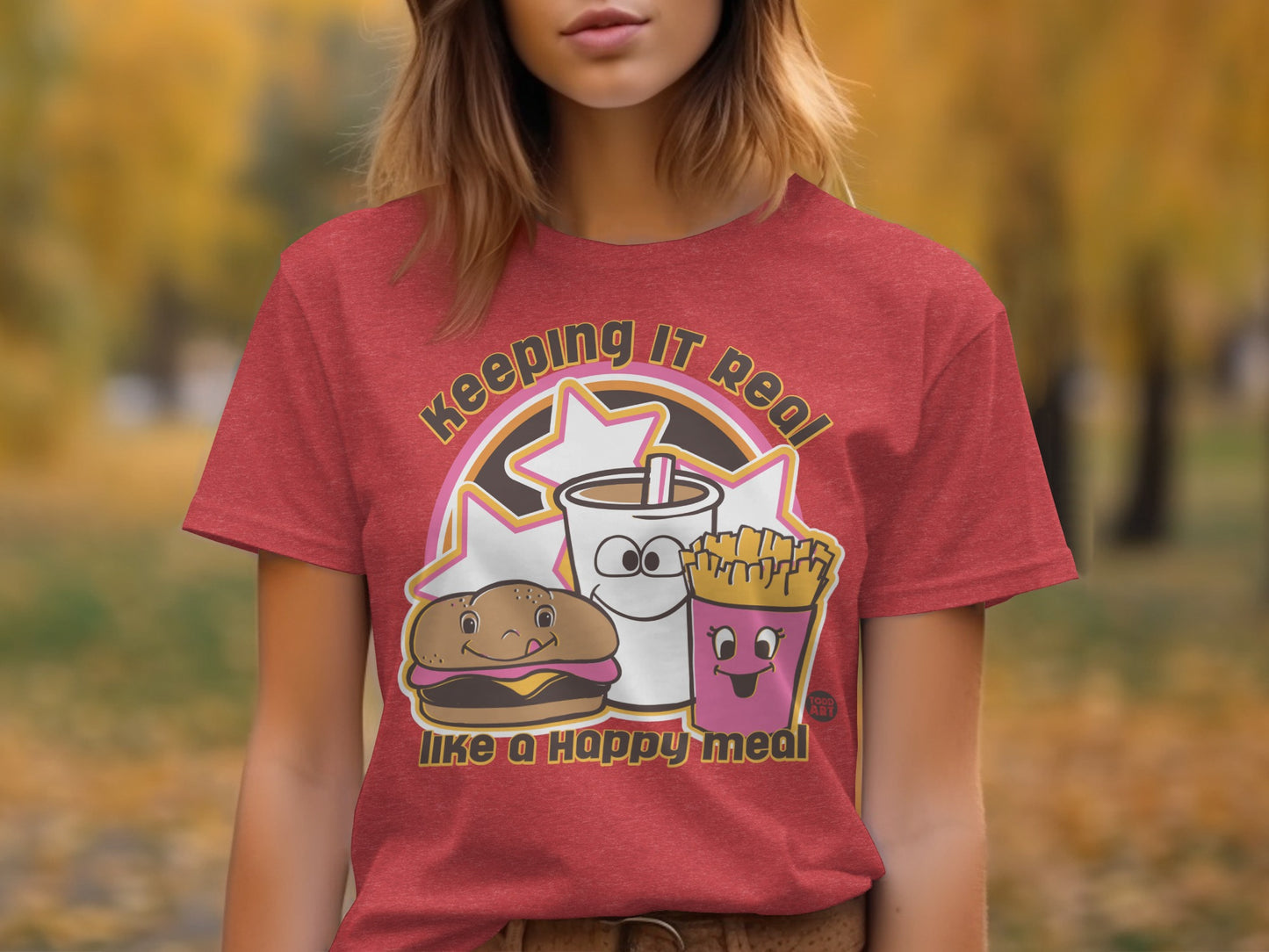 Keeping It Real Like A Happy Meal Graphic Tee
