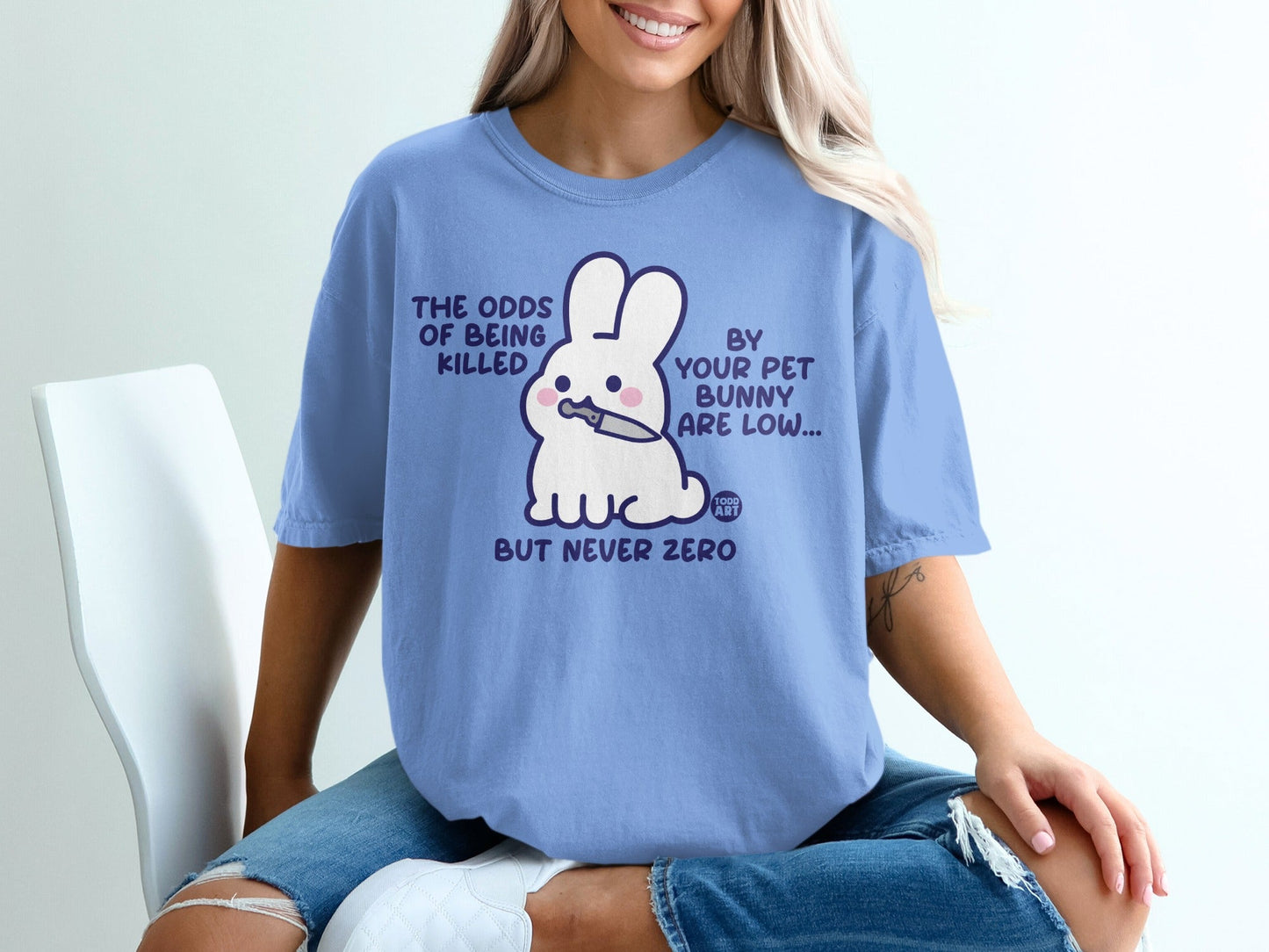 The Odds of Being Killed by Your Pet Bunny Shirt