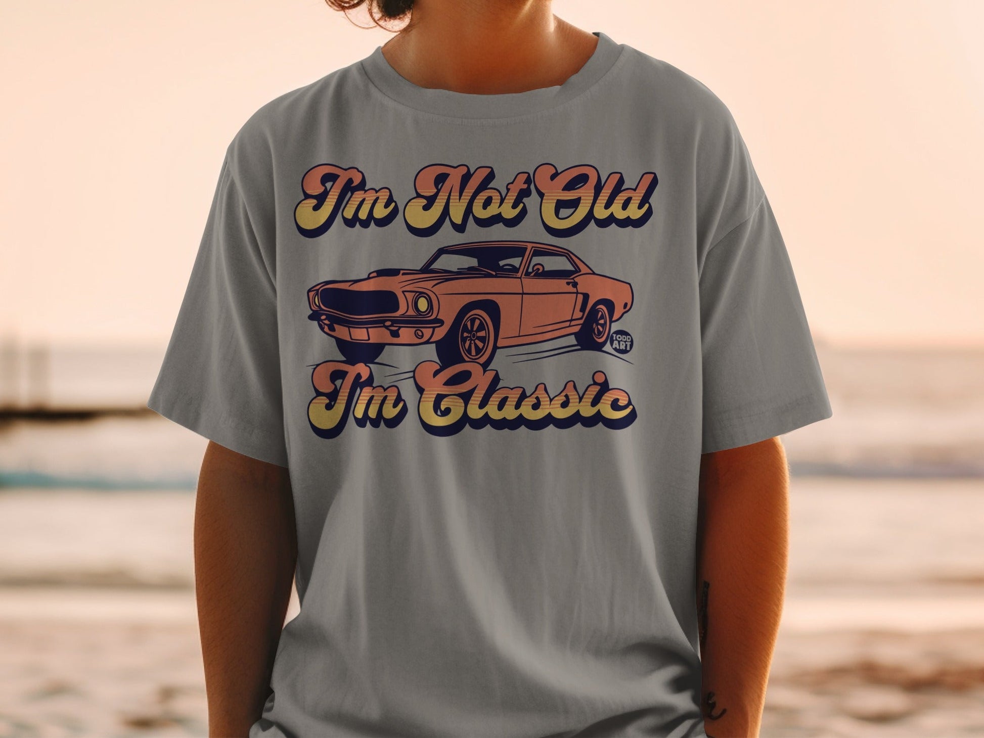 I'm Not Old I'm Classic Vintage Car Graphic T-Shirt
