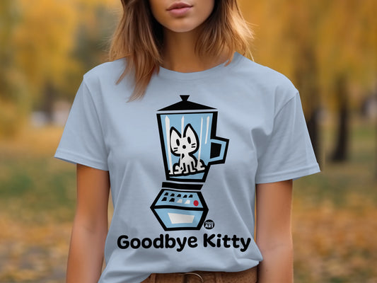 Goodbye Kitty Blender Design Graphic T-shirt
