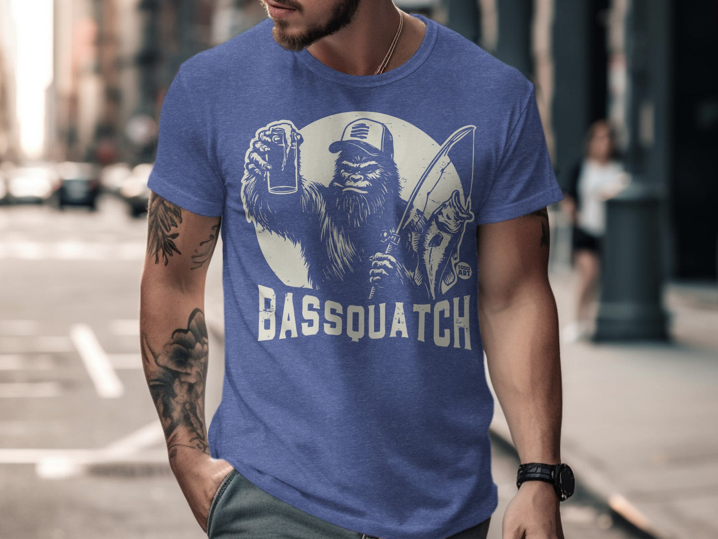Bassquatch Graphic Tee for Unique Style Product