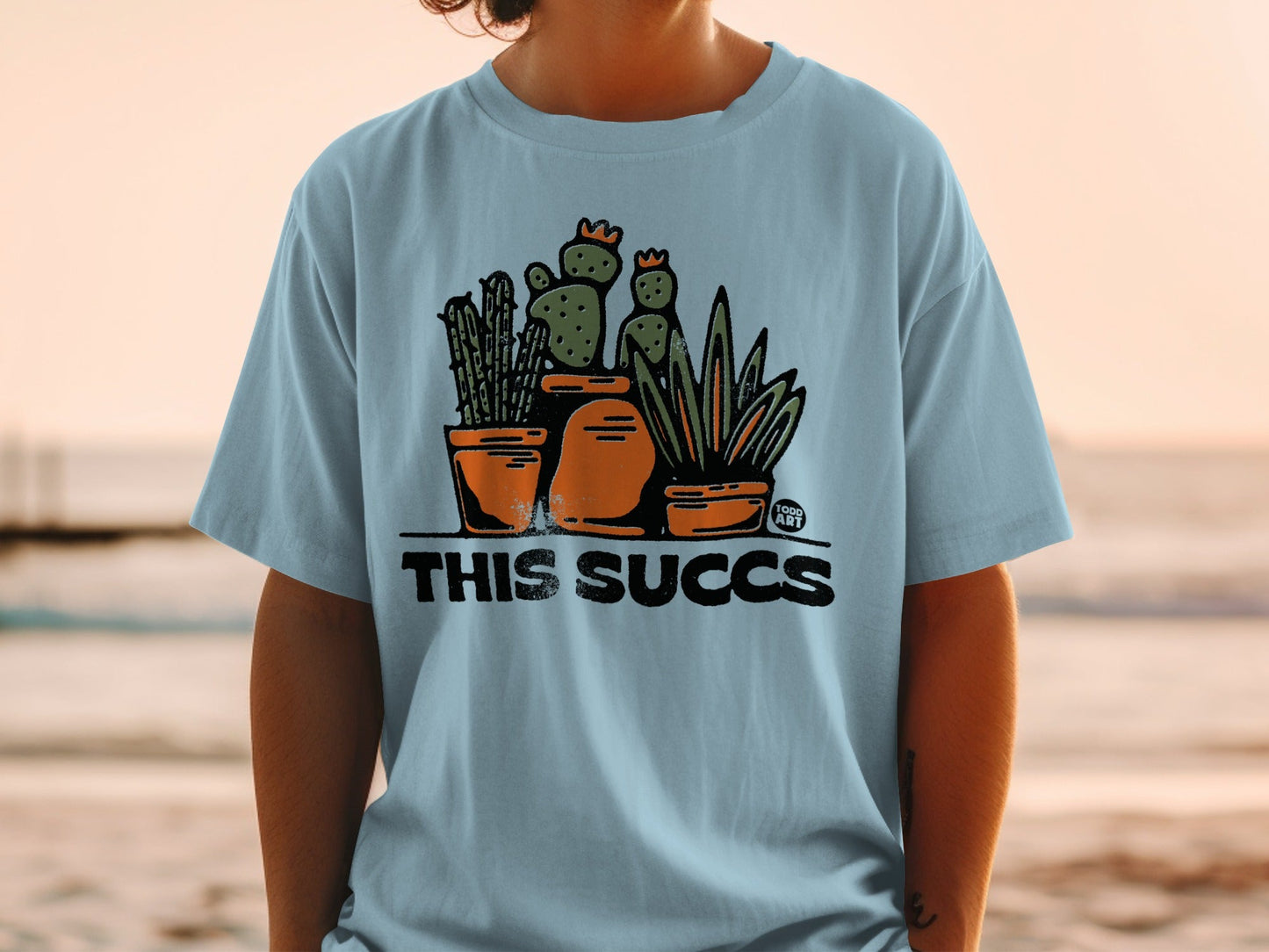 Fun Succulent Cacti This SuCCS Graphic T-Shirt