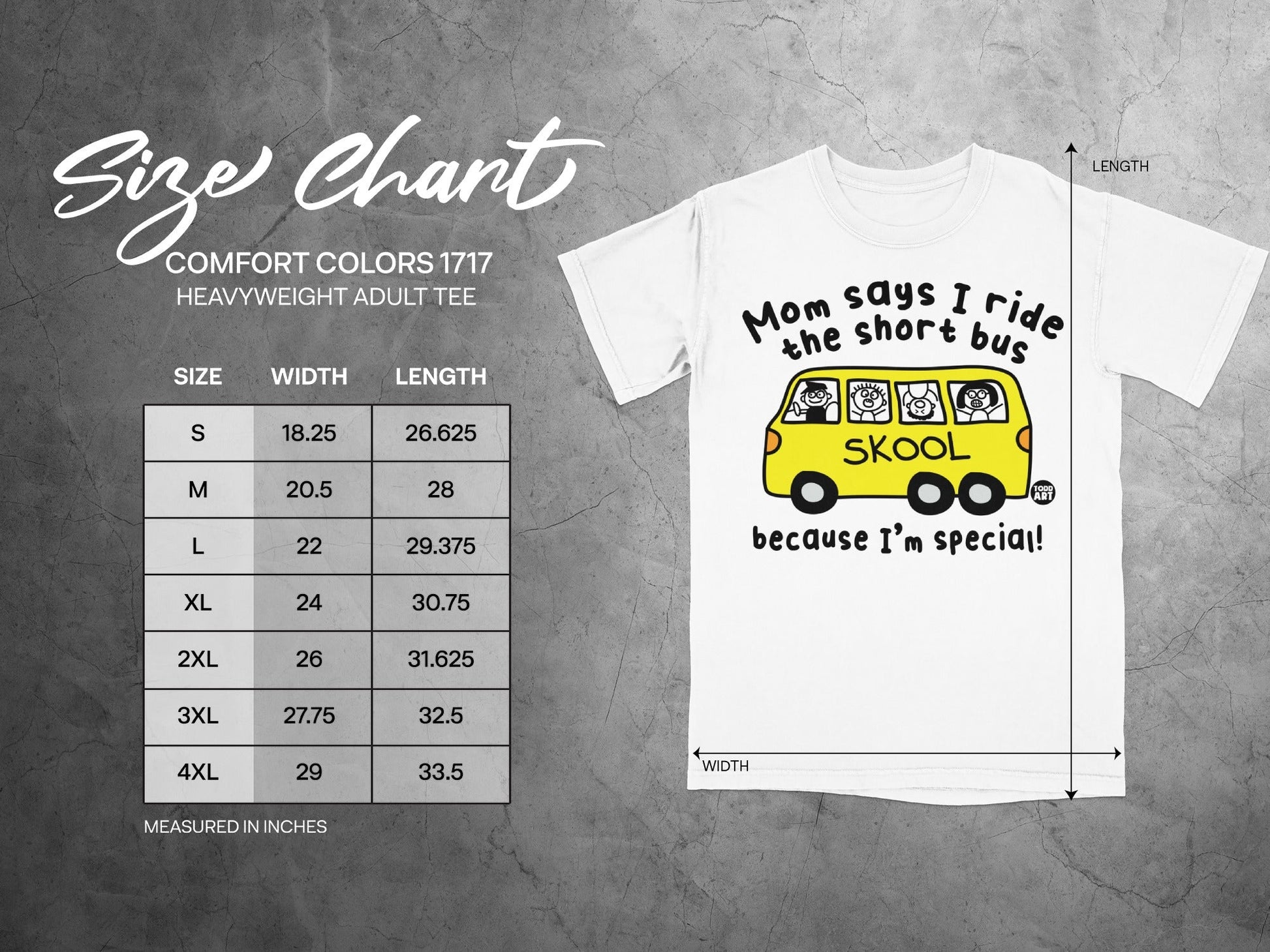 Mom Says I Ride The Short Bus Because I'm Special Tee