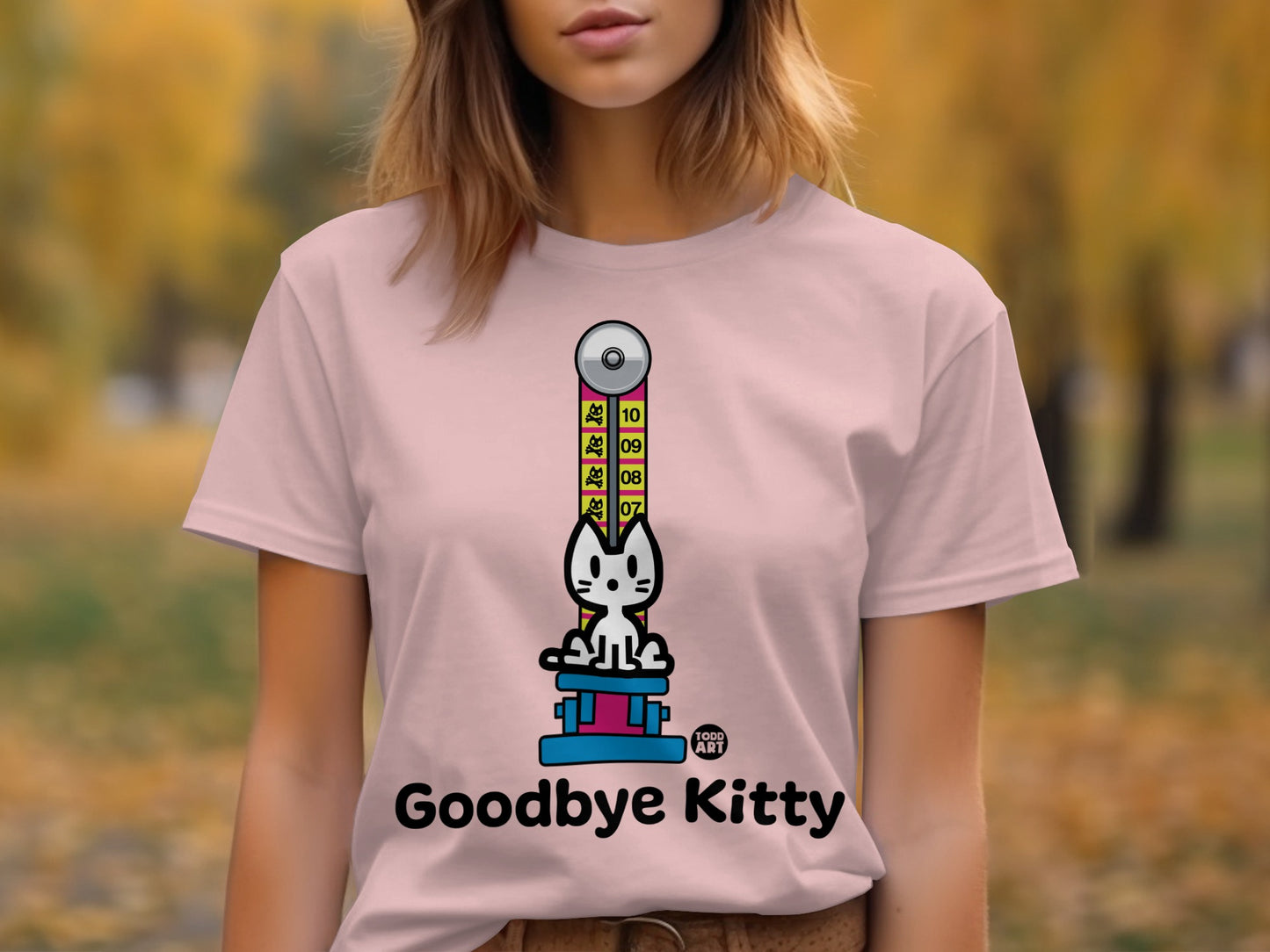 Goodbye Kitty Whimsical Graphic Tee Product