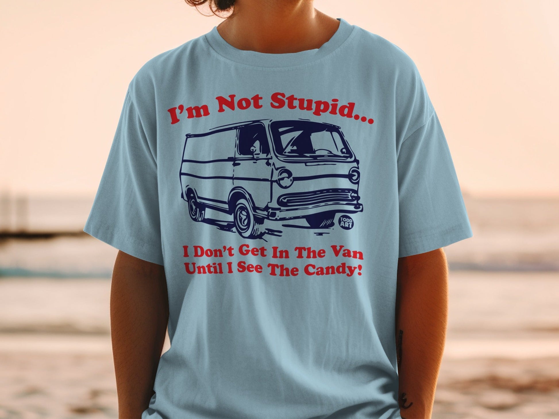 I'm Not Stupid Funny Van and Candy T-Shirt