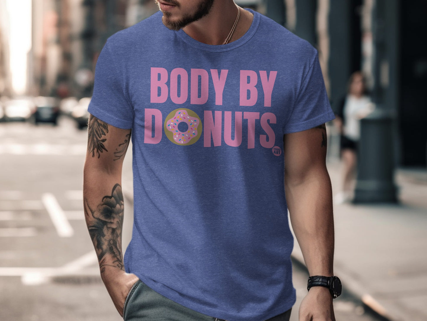 Body By Donuts Graphic Tee Fun Statement Apparel