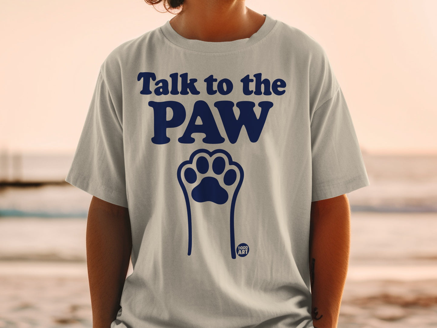Talk to the PAW Design Printed Tee