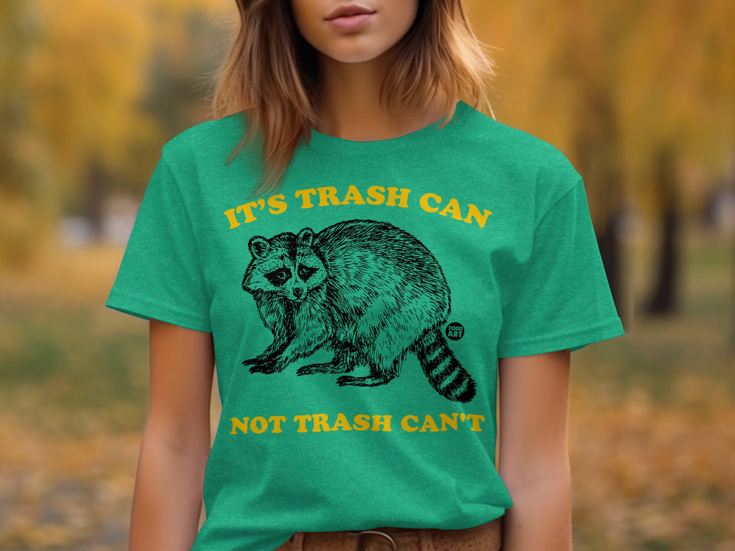 Raccoon It's Trash Can Not Trash Can't graphic tee product