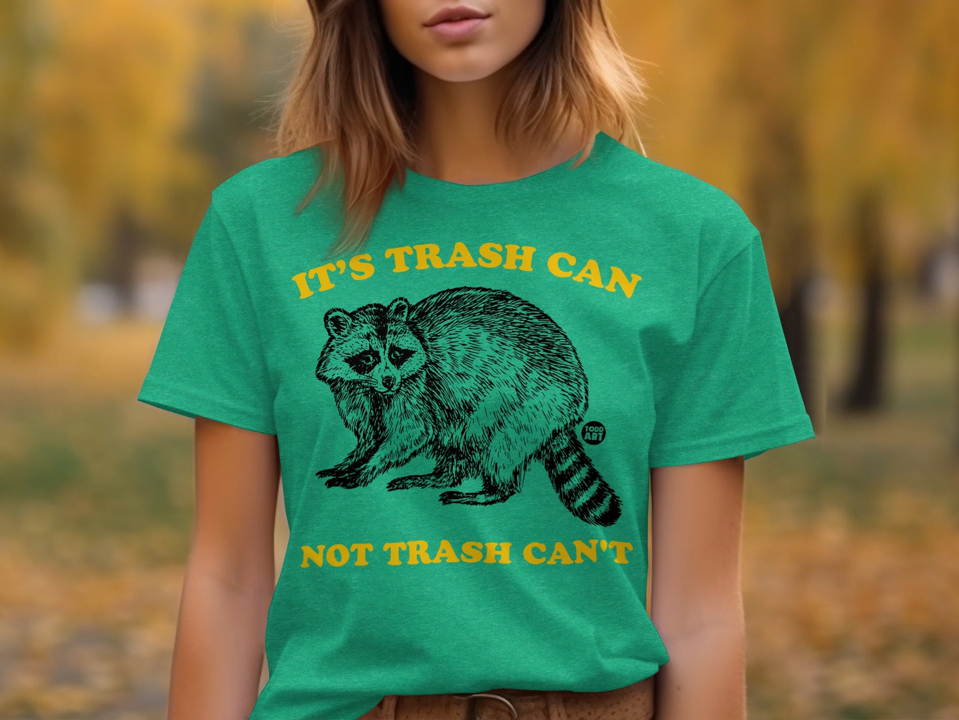 Raccoon It's Trash Can Not Trash Can't graphic tee product