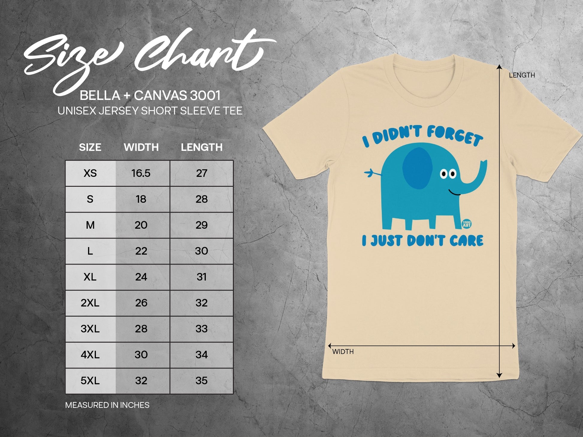I Didn't Forget Elephant Short Sleeve Tee product