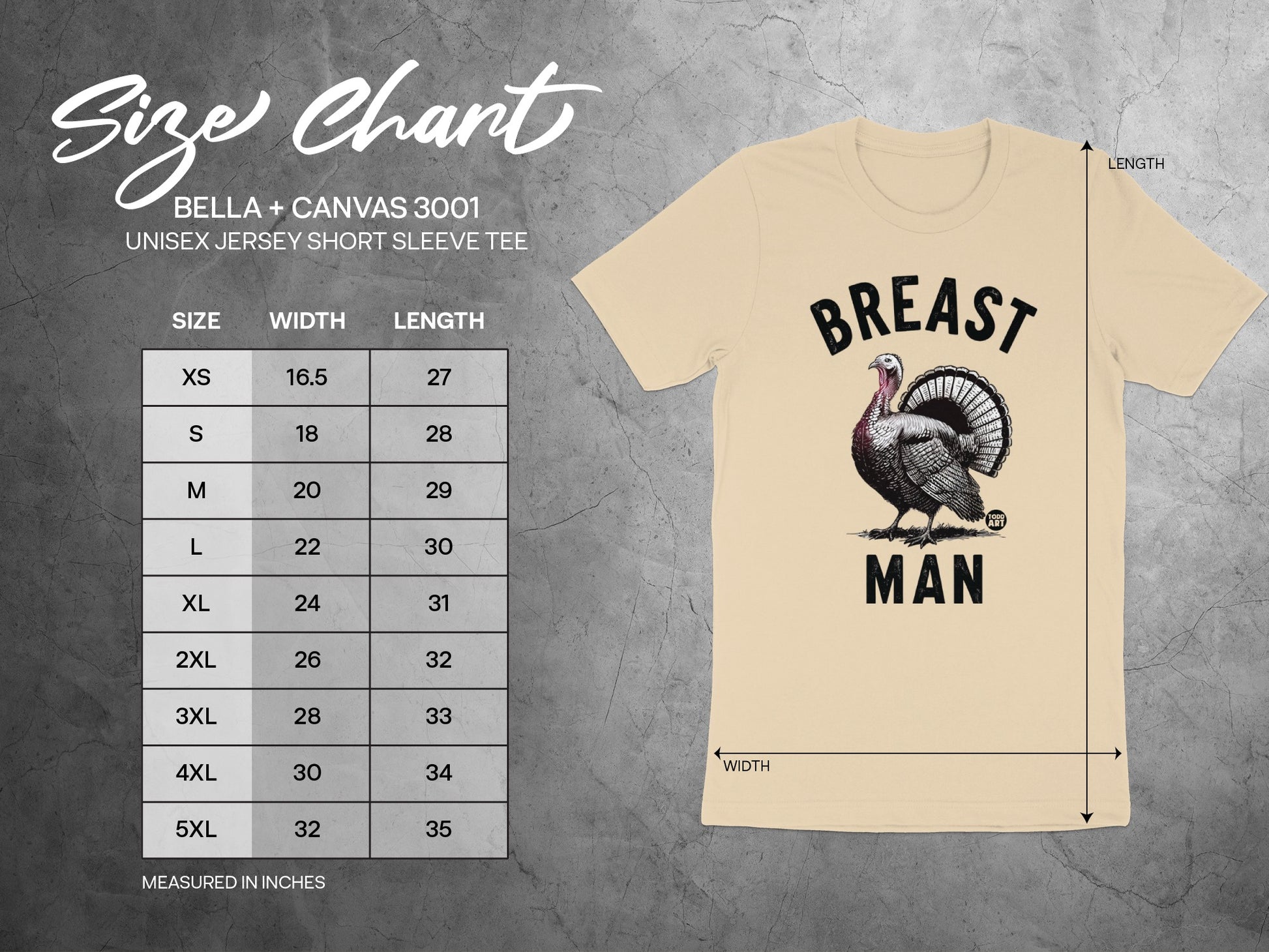 Breast Man Design on Unisex Jersey Short Sleeve Tee