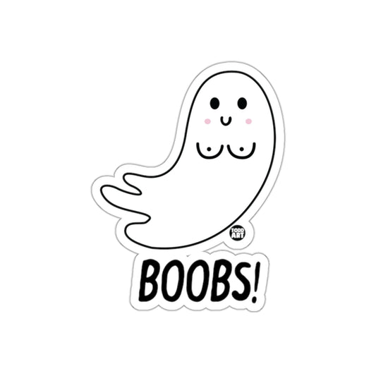 Cute Ghost Boobs Sticker Decal Halloween Fun