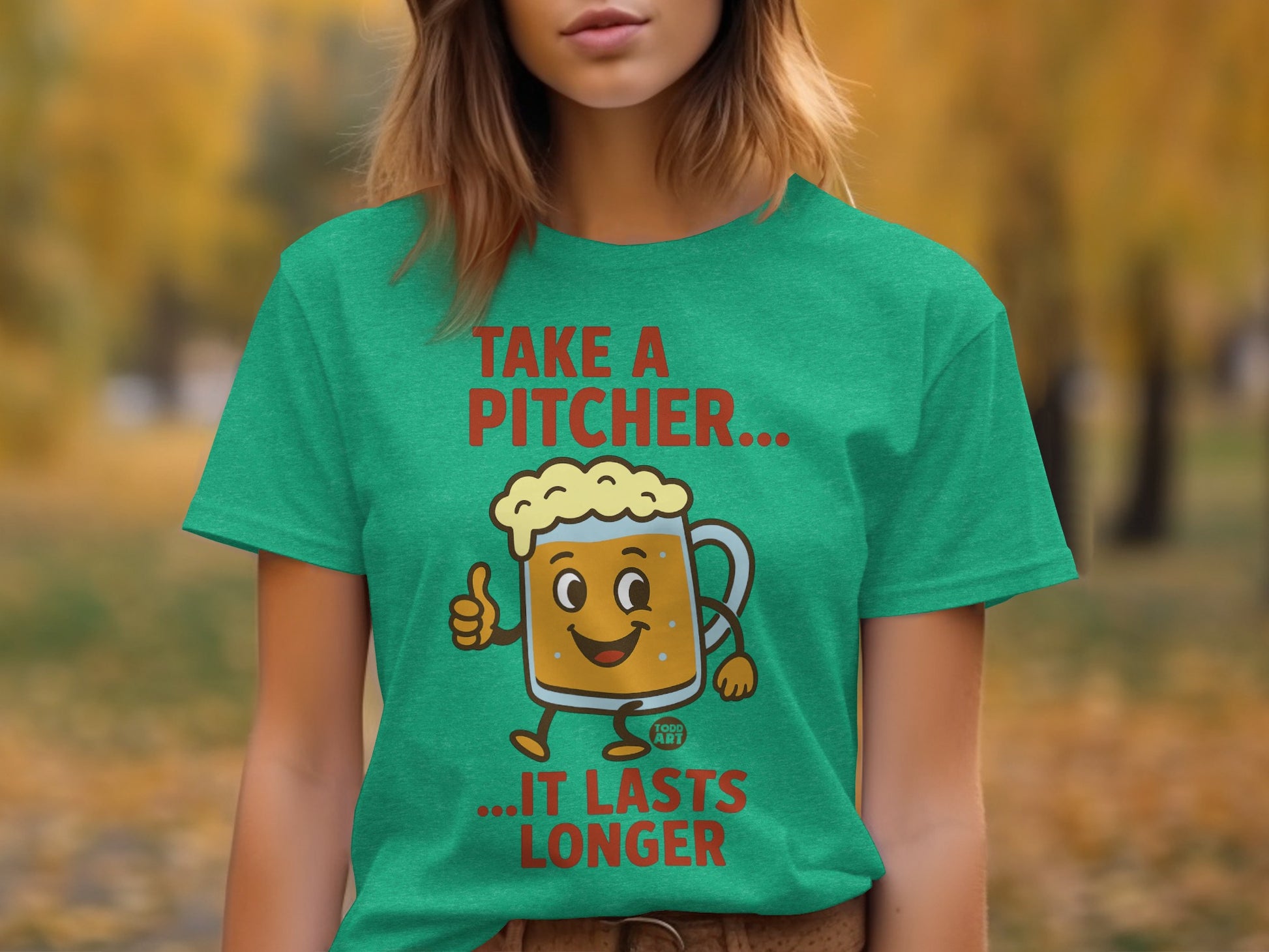 Take a Pitcher It Lasts Longer Graphic Tee