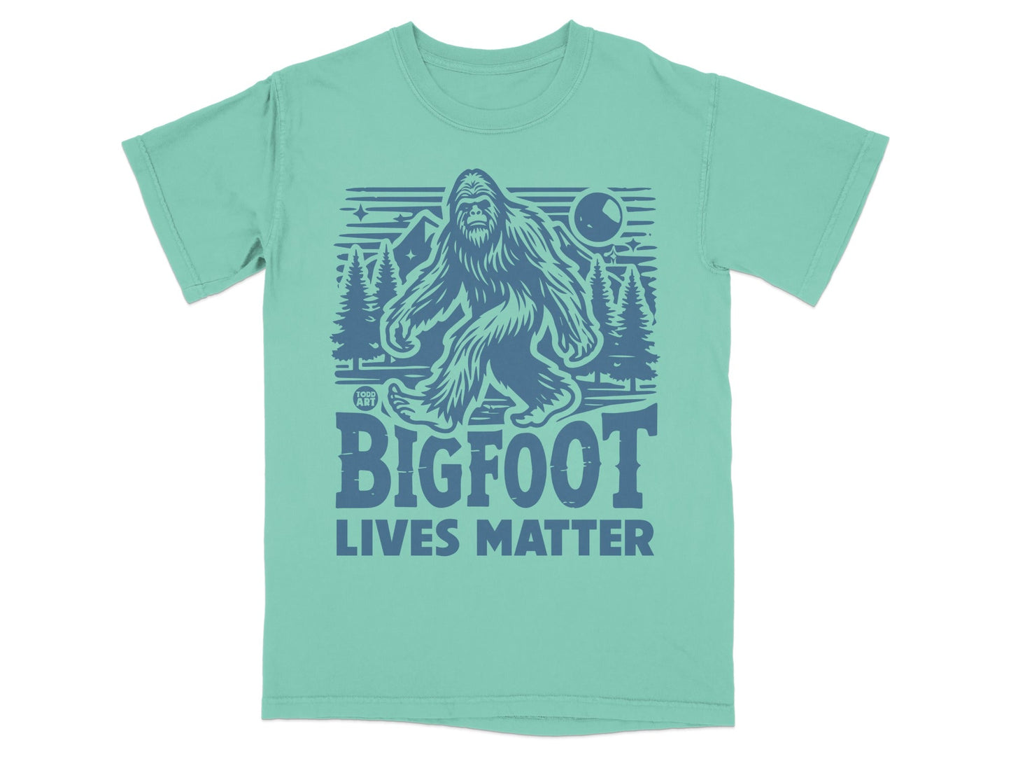 Bigfoot Lives Matter Unique Graphic T-Shirt