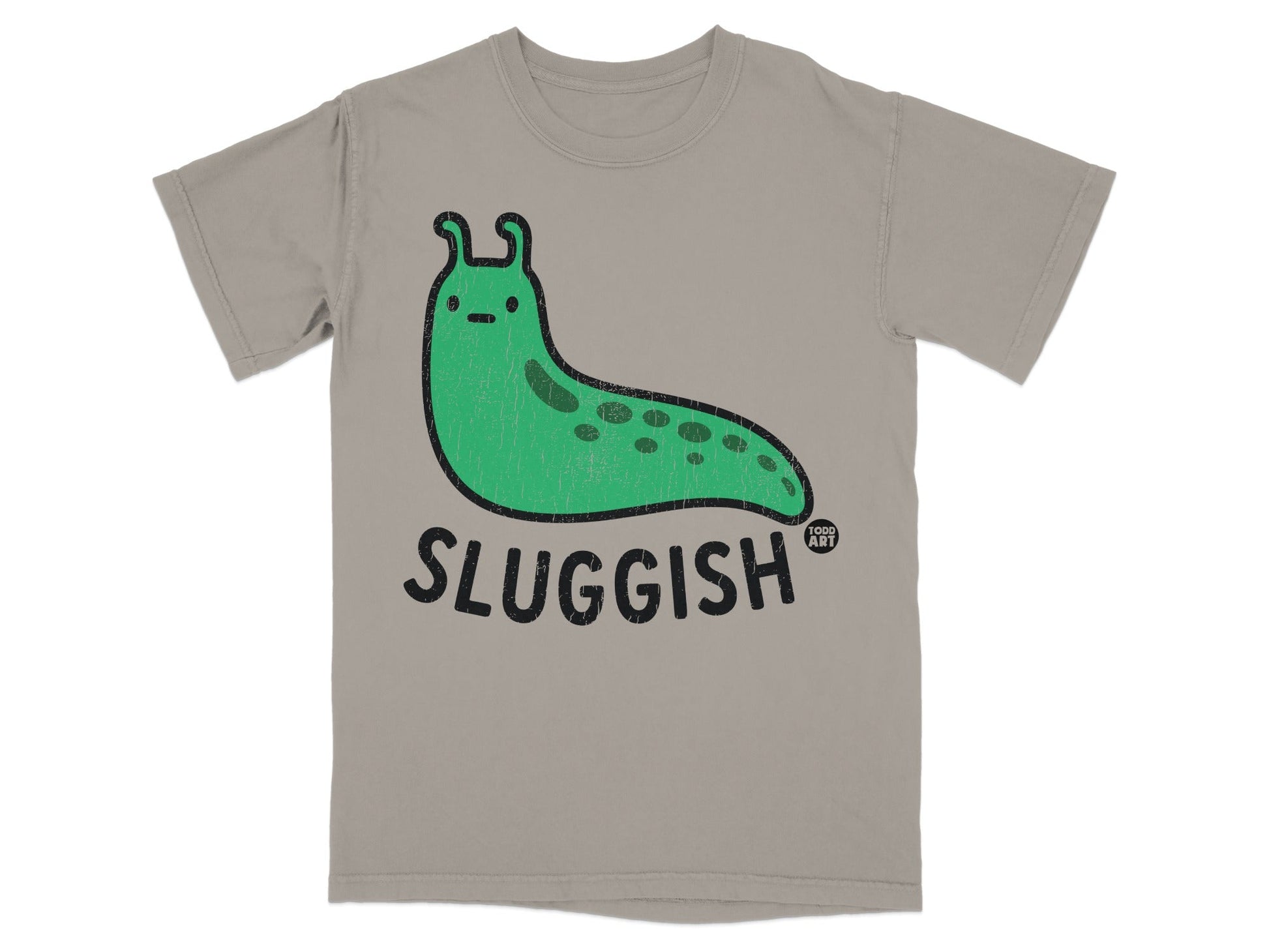 Sluggish Graphic T-Shirt Artwork Todd Art Design Tee