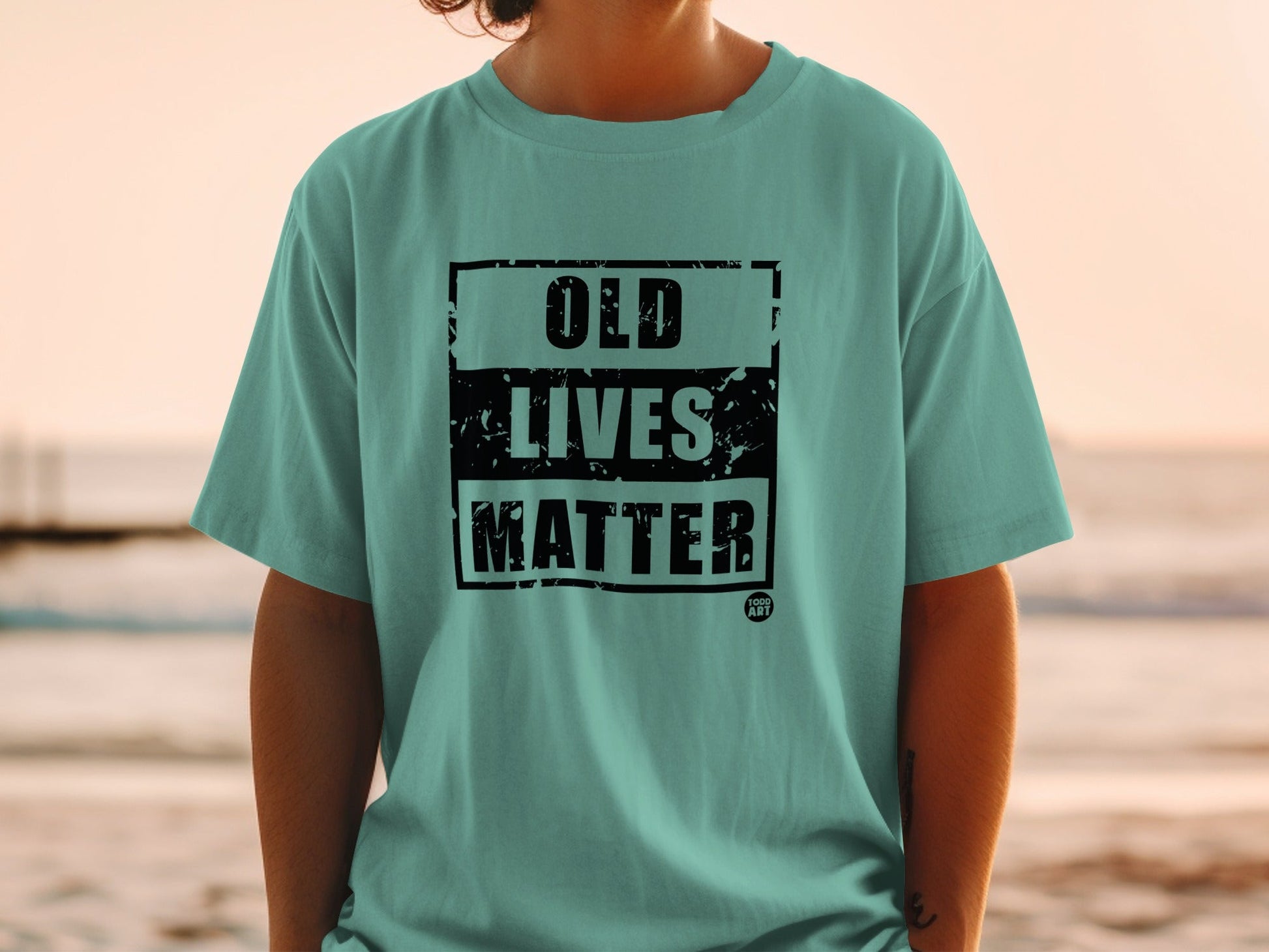 Old Lives Matter Graphic Printed T-shirt