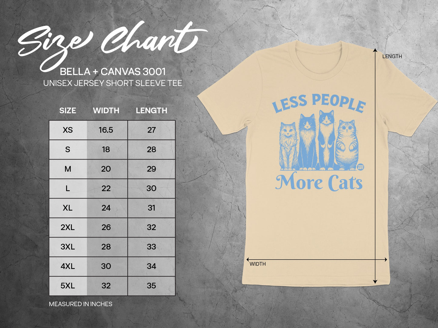 Less People More Cats Unisex Jersey Short Sleeve Tee product