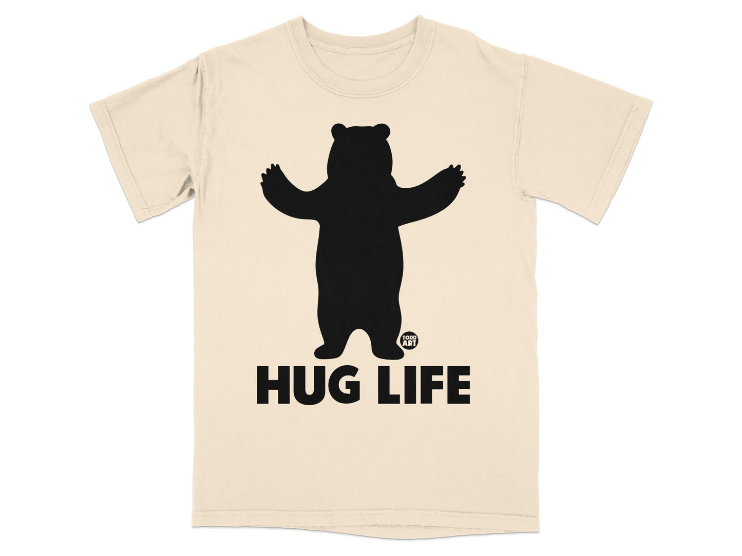 Hug Life Bear Graphic T-Shirt for Casual Outfits