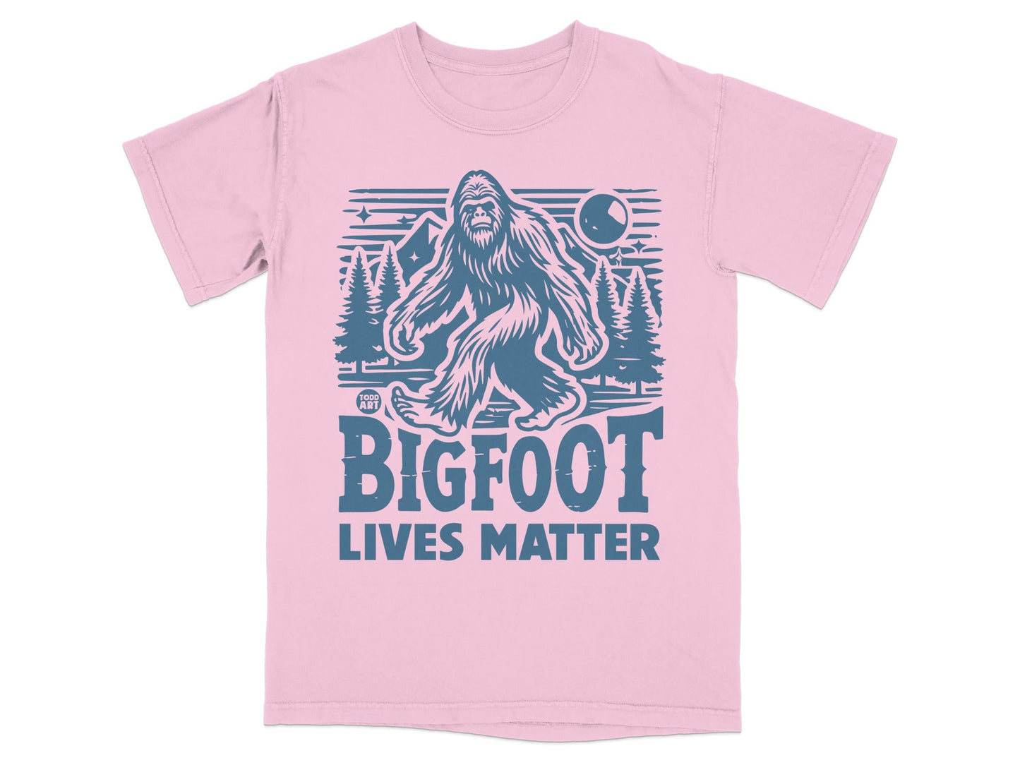 Bigfoot Lives Matter Graphic Design T-shirt