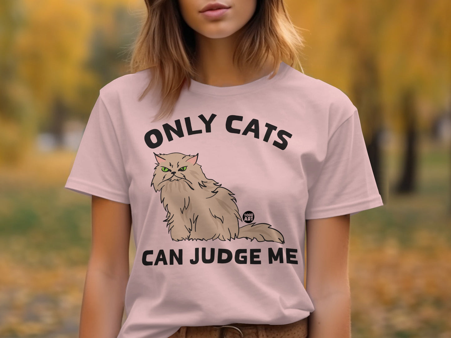 ONLY CATS CAN JUDGE ME Graphic Shirt