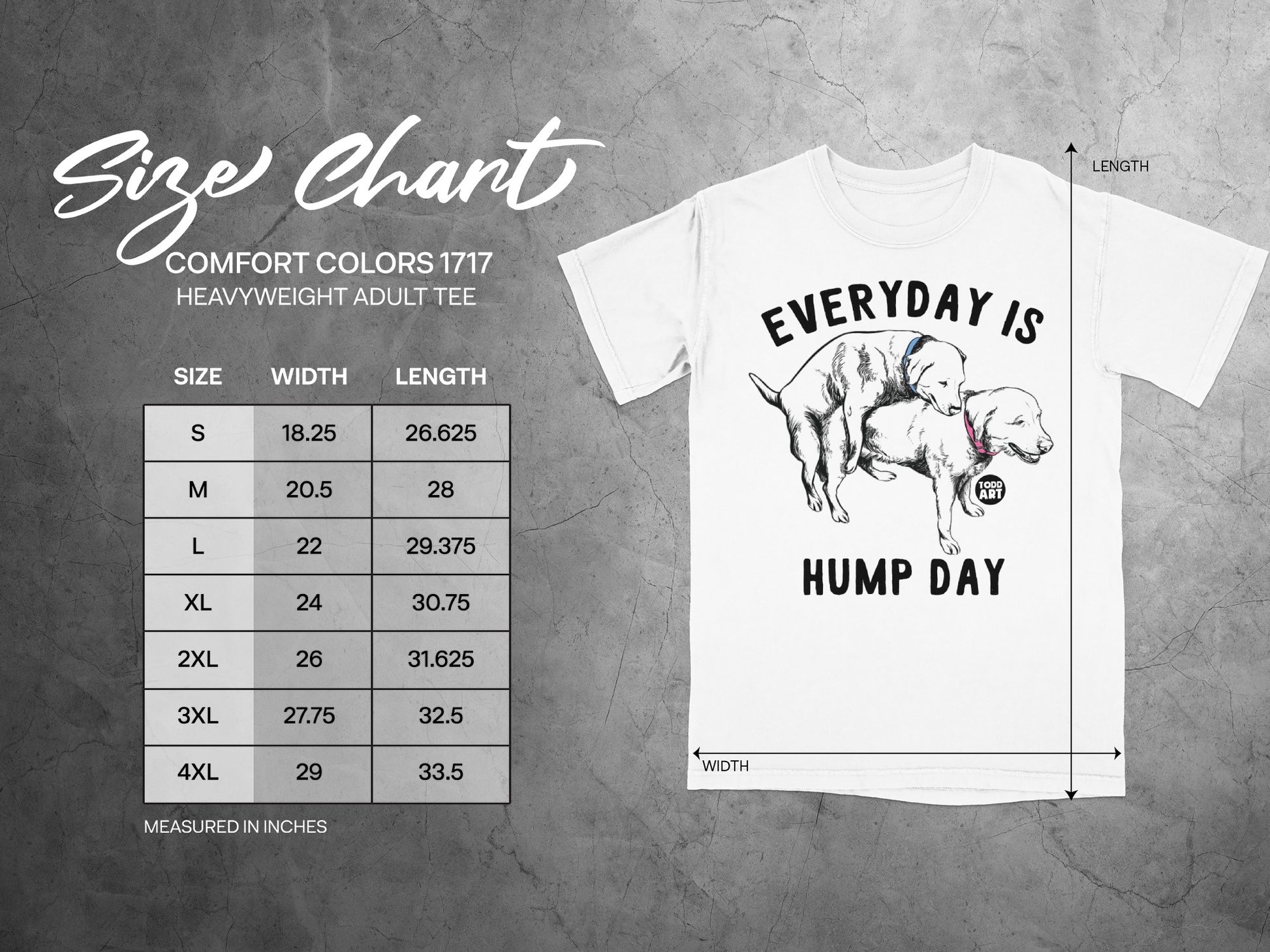 Everyday Is Hump Day Heavyweight Adult Tee