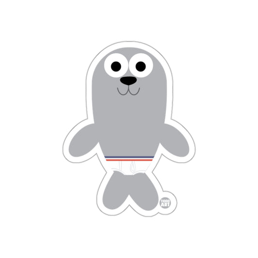 Cute Seal Cartoon Character Sticker for Kids Product