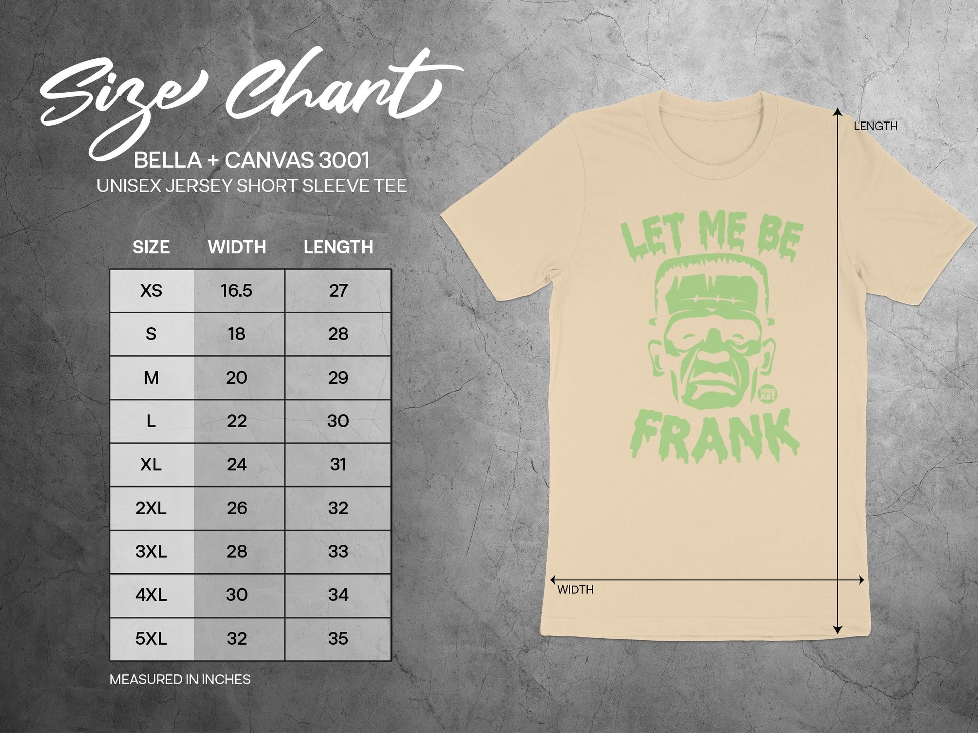 Let Me Be Frank Graphic Unisex Short Sleeve Tee product