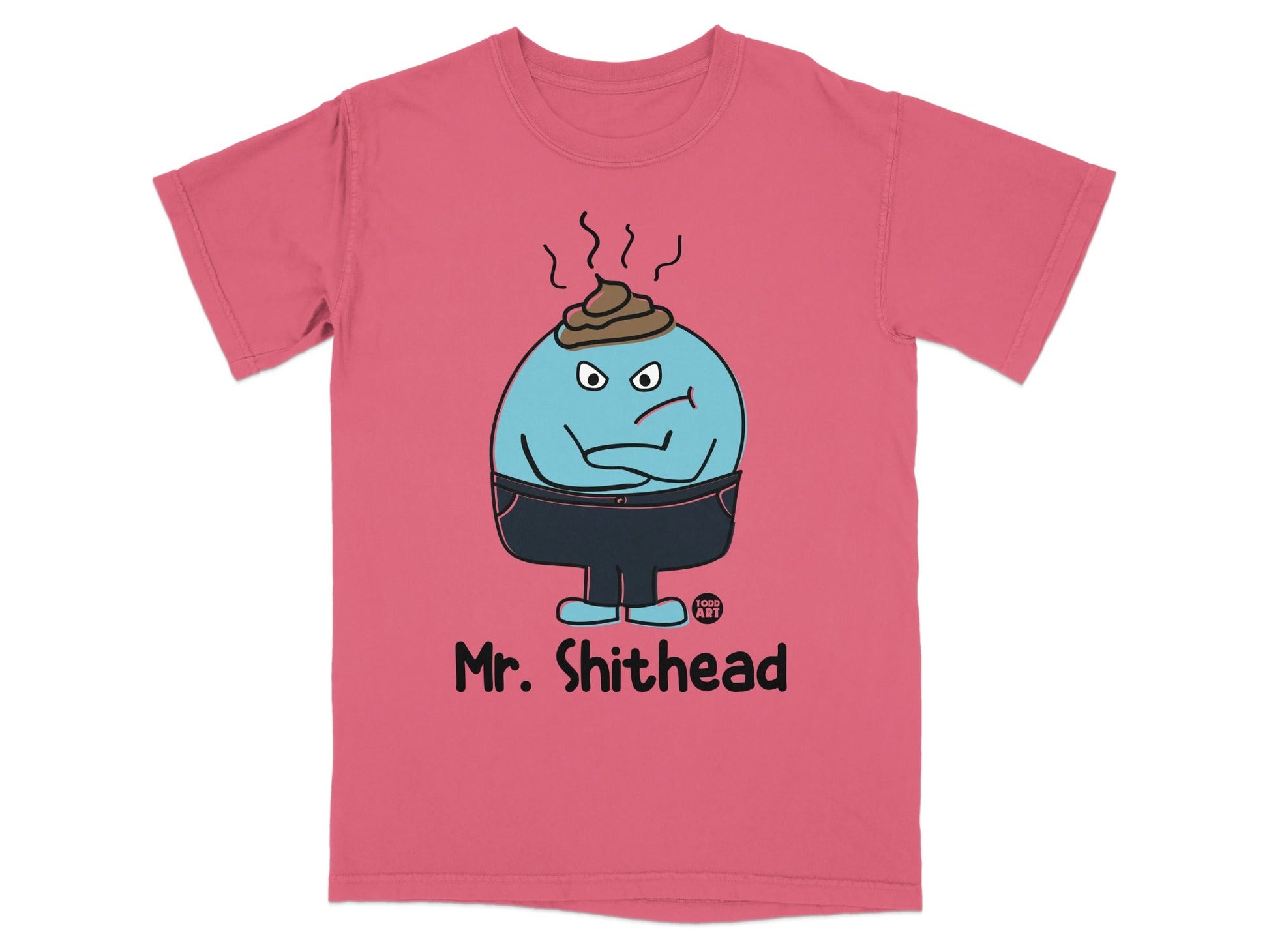 Mr. Shithead Funny Cartoon Character T-Shirt Product