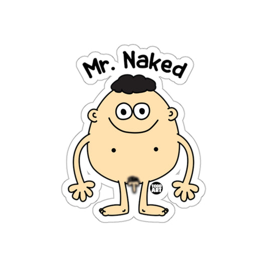 Mr. Naked Cartoon Character Sticker Funny Gift Decor