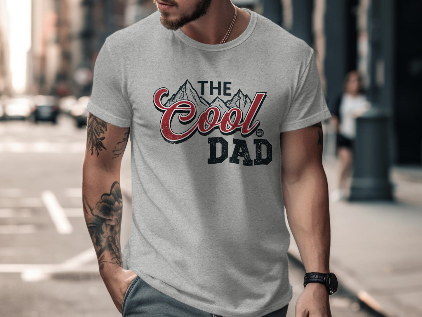 The Cool Dad Graphic Print T-Shirt for Men