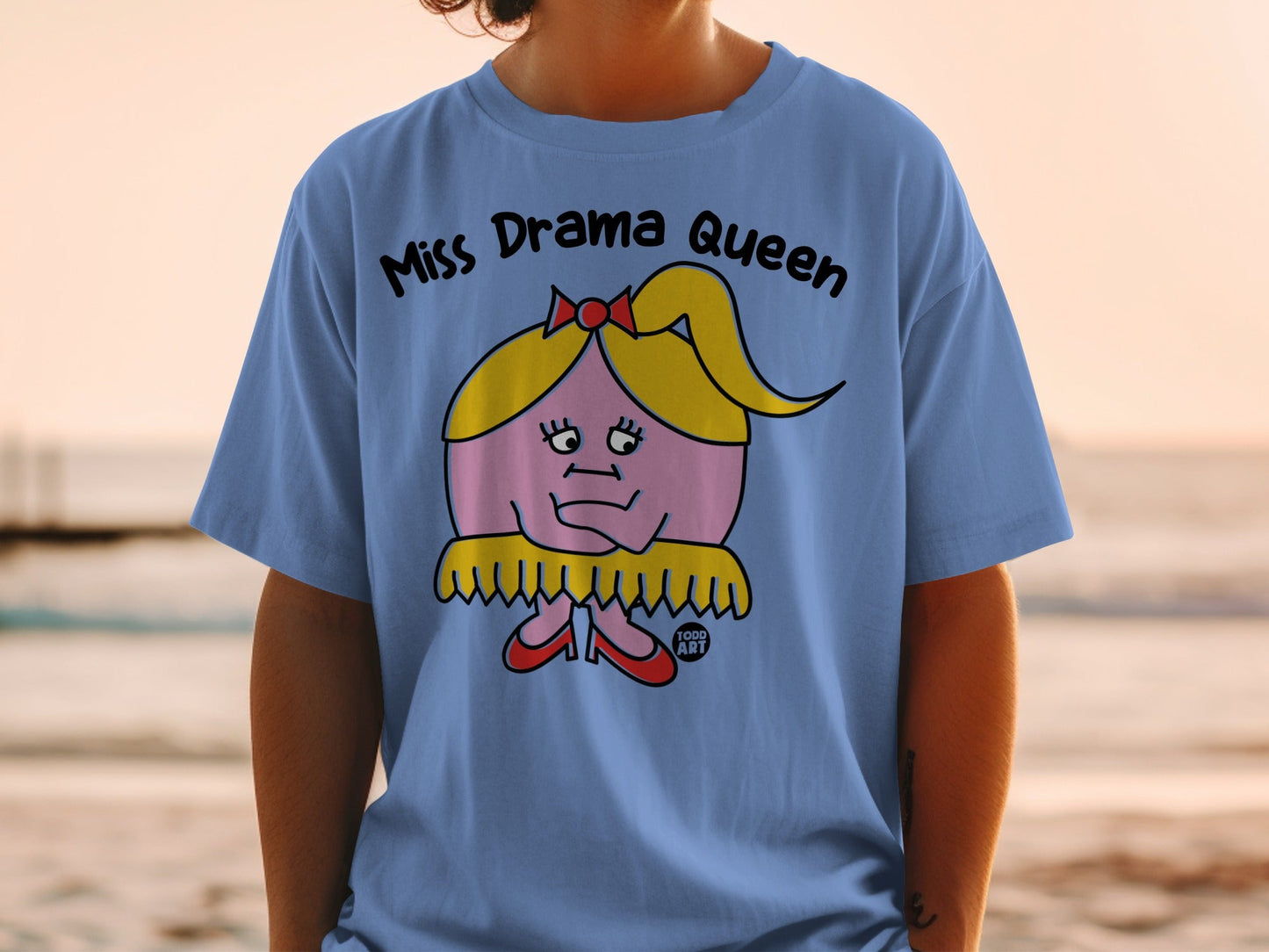 Miss Drama Queen Todd Art Graphic T-Shirt