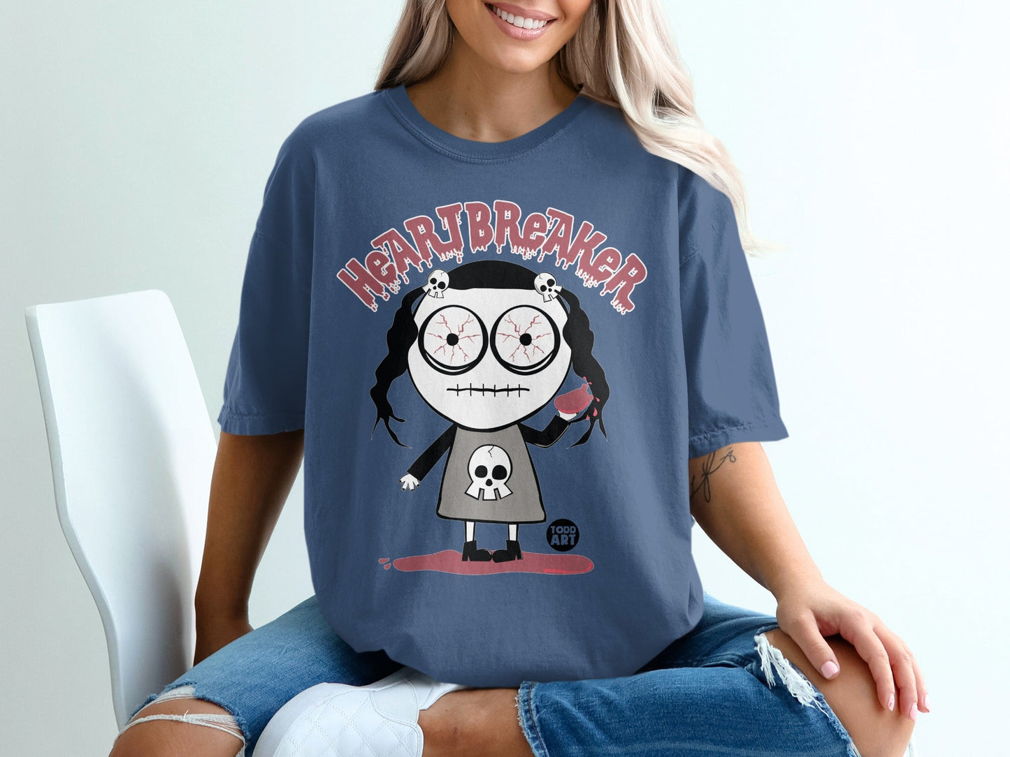 Heartbreaker Graphic Todd Art Printed T-shirt