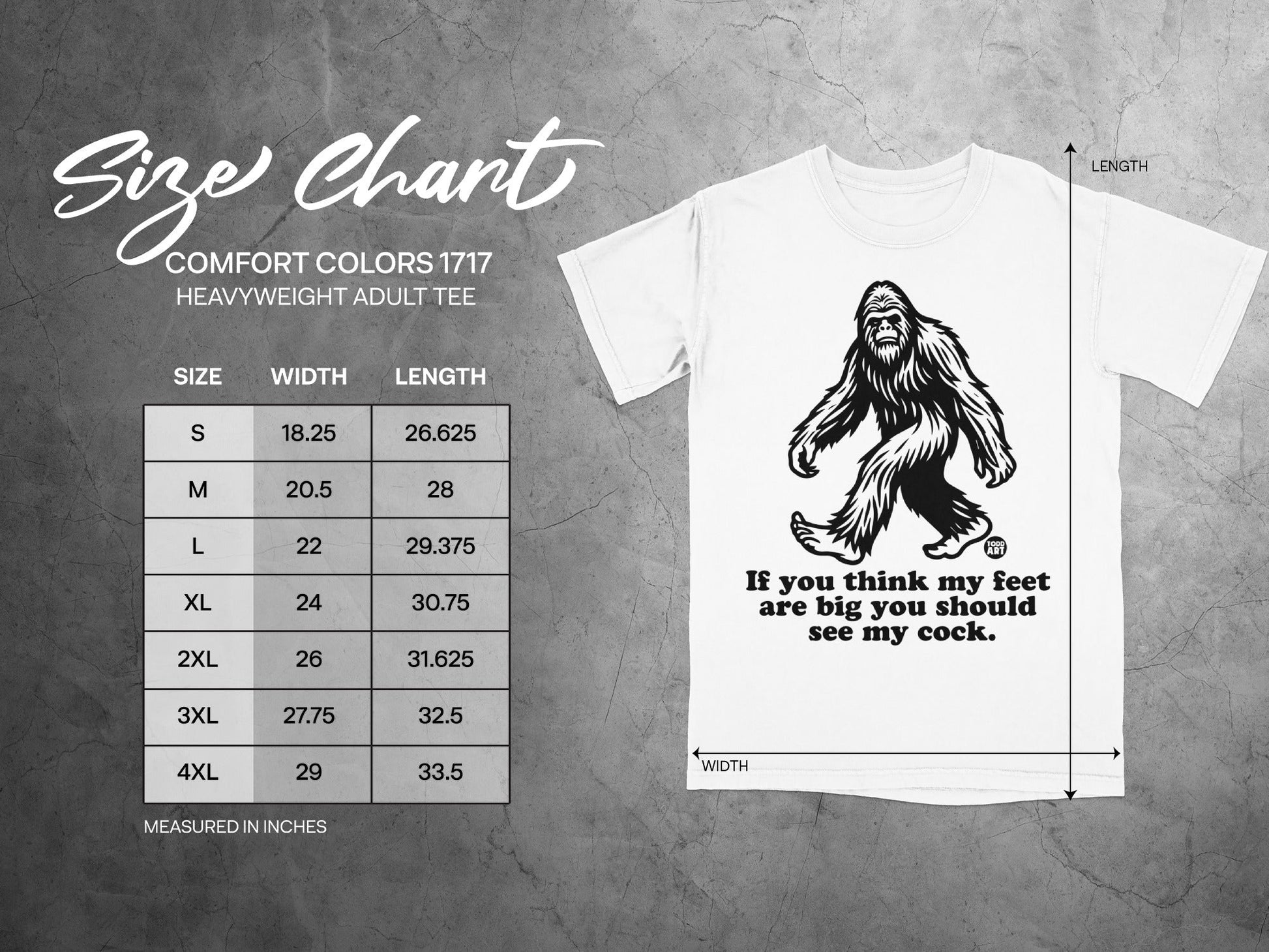 Bigfoot Graphic Tee Funny Sasquatch Joke Yeti Humorous Shirt