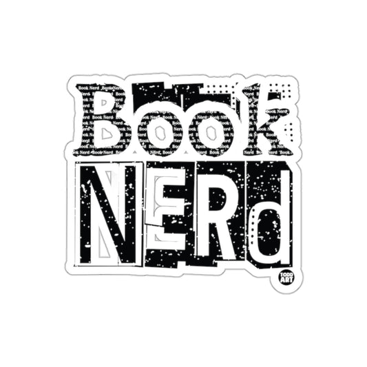 Book Nerd Bold Artistic Design With Todd Art Logo sticker