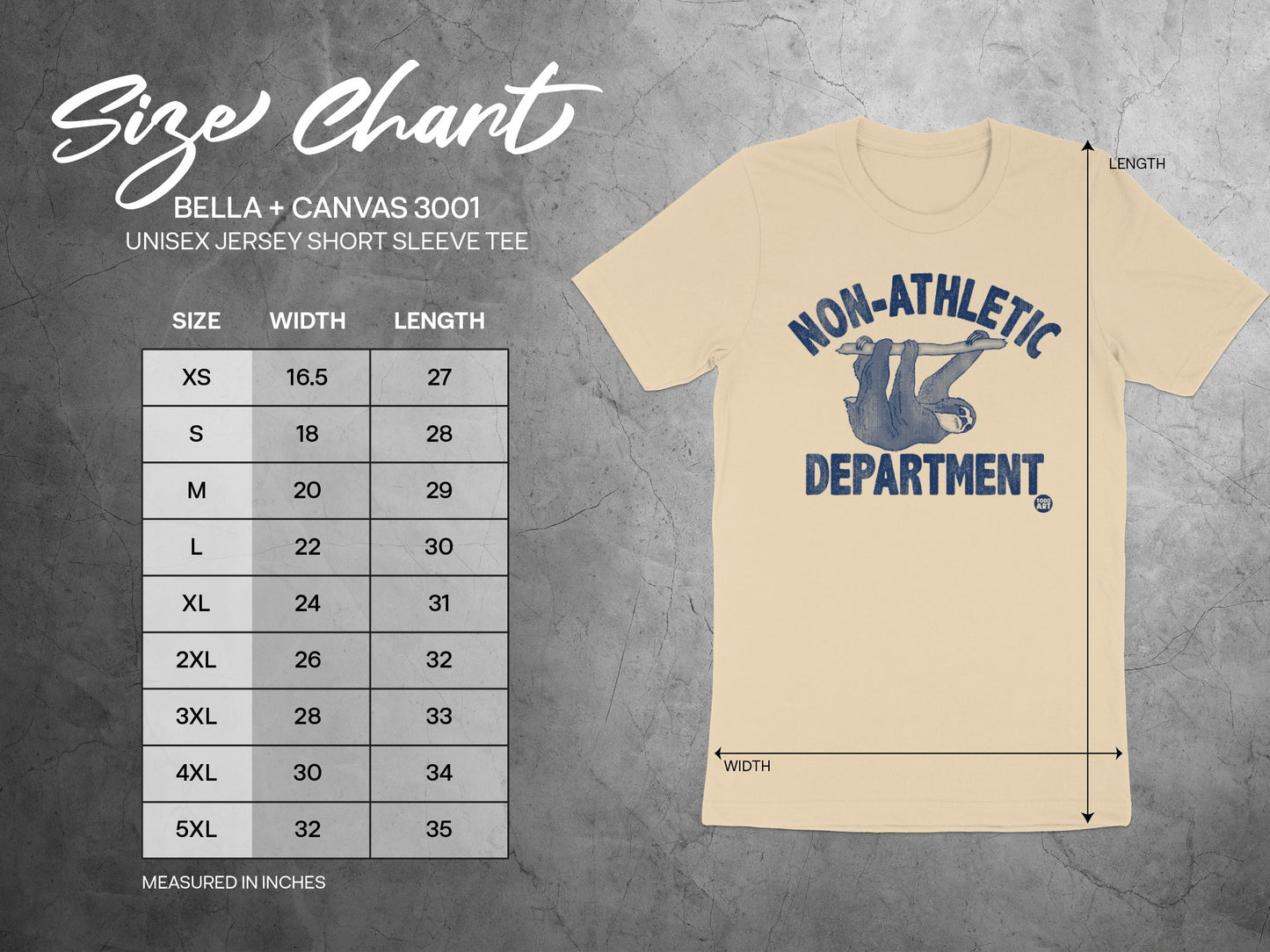 Non-Athletic Department Sloth Graphic Tee