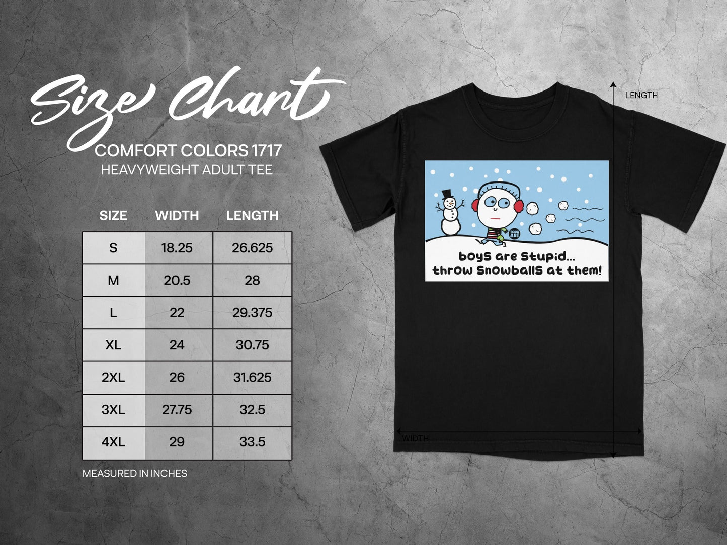 Boys Are Stupid Throw Snowballs At Them T-Shirt