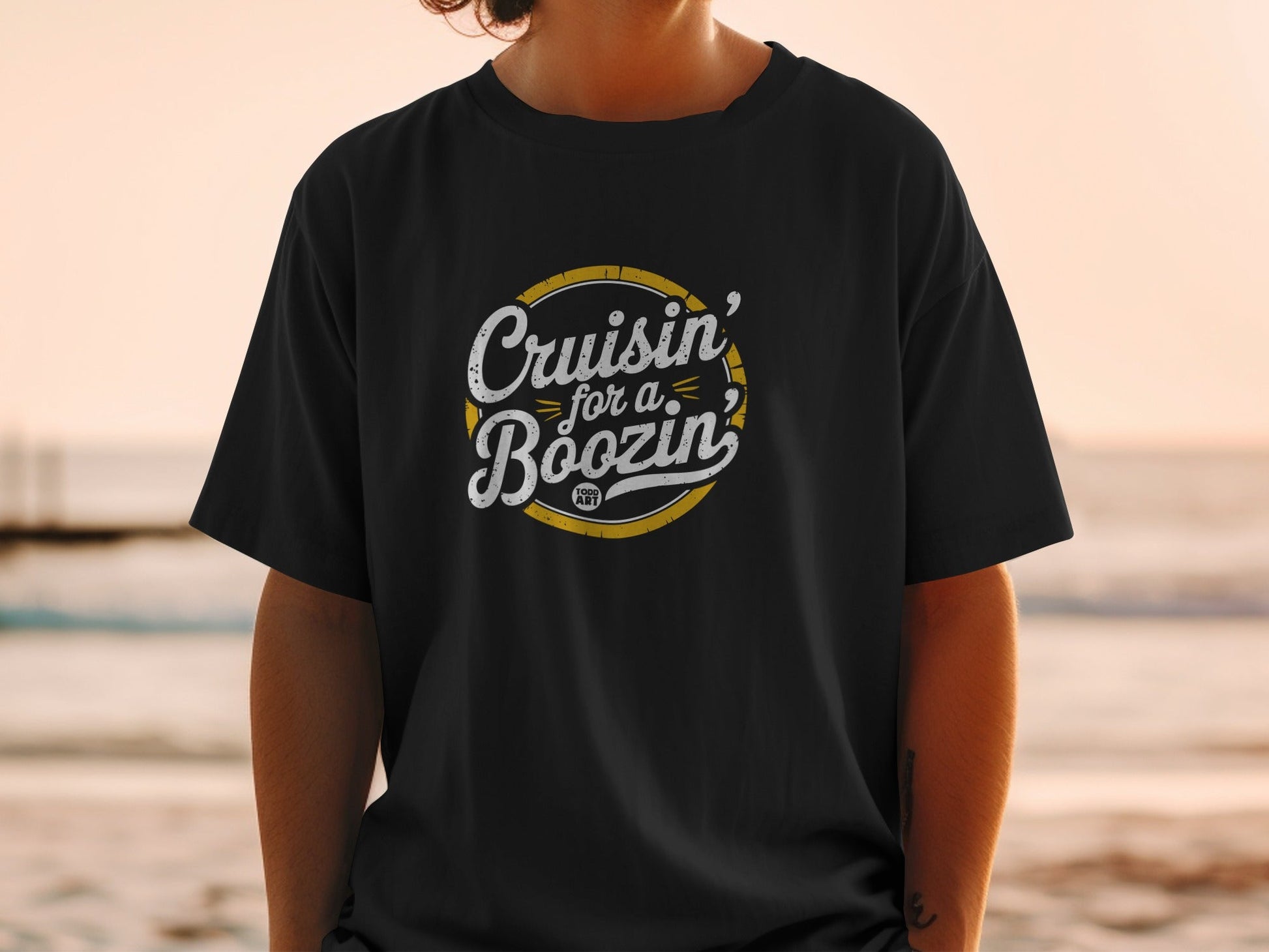 Cruisin' for a Boozin' Graphic Tee Shirt